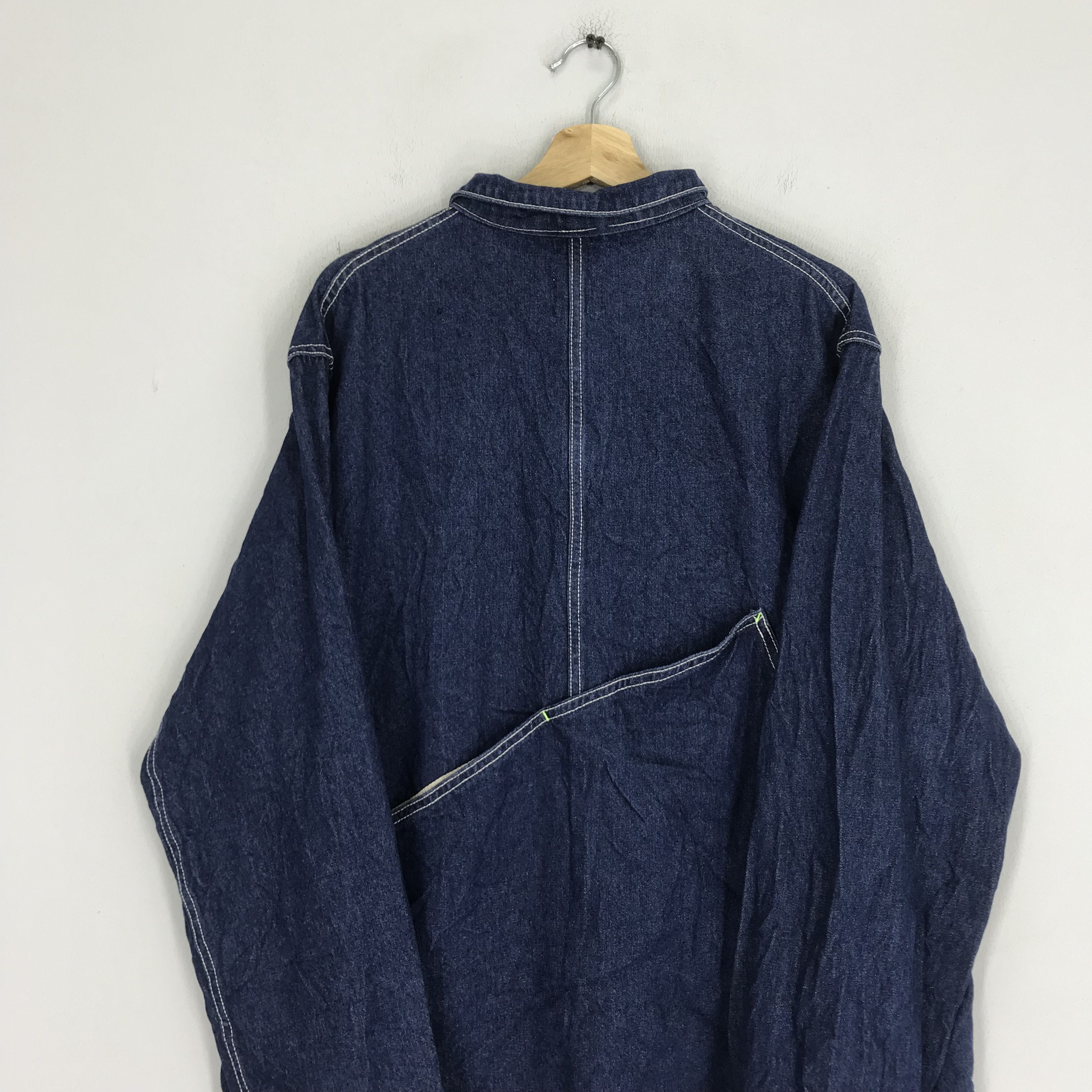 Denime Vintage American Denim Workers Jacket Indigo Blue Workwear Size US L / EU 52-54 / 3 - 4 Thumbnail