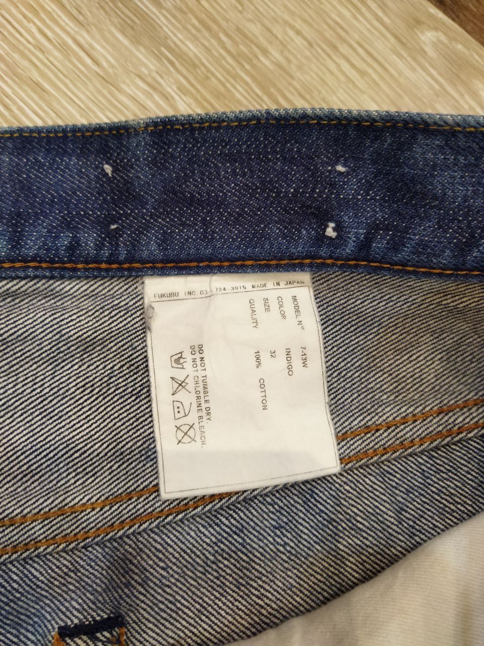 YAECA Yaeca Japan 7-13W Indigo Jeans Size US 32 / EU 48 - 4 Thumbnail