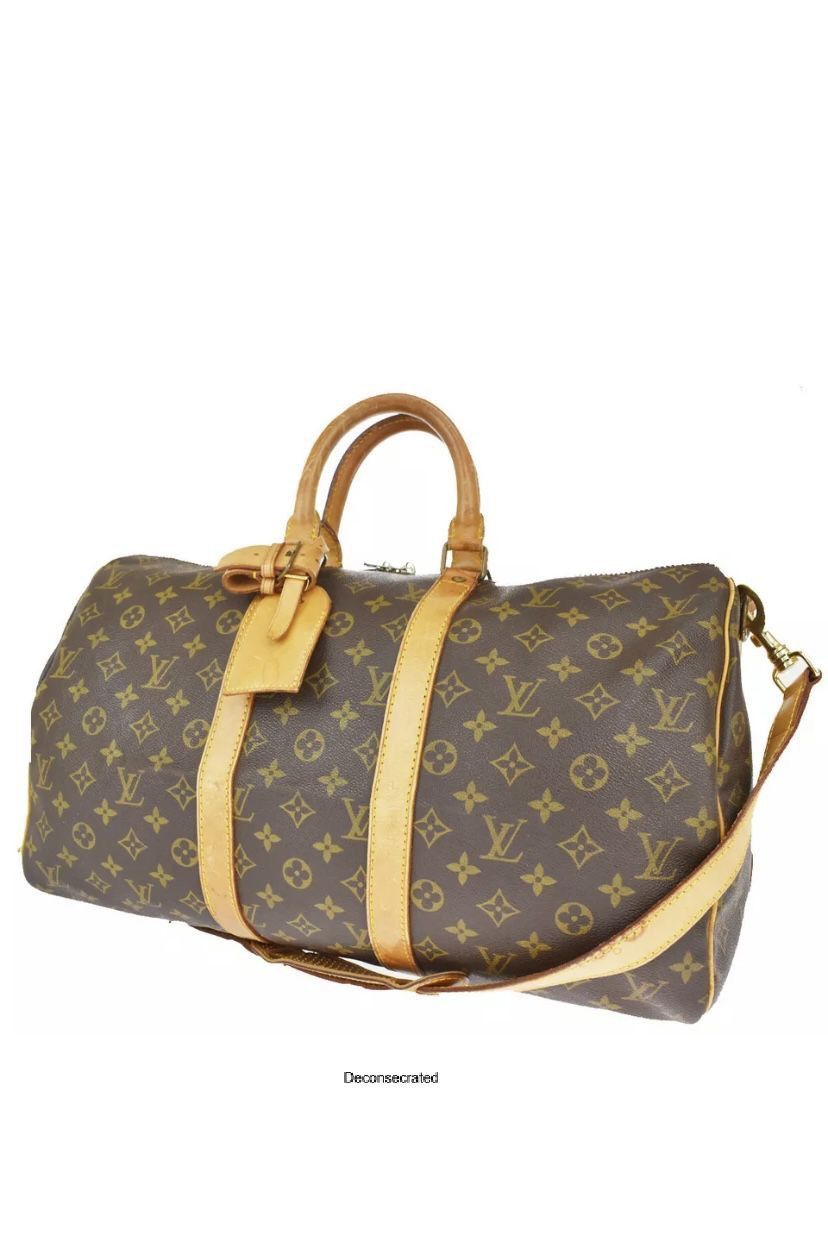 Louis Vuitton Louis Vuitton Keepall Monogram Bandouliere Duffle Bag Size ONE SIZE - 1 Thumbnail