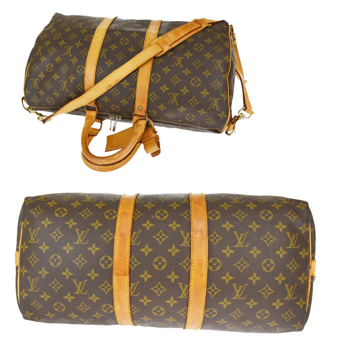 Louis Vuitton Louis Vuitton Keepall Monogram Bandouliere Duffle Bag Size ONE SIZE - 4 Thumbnail