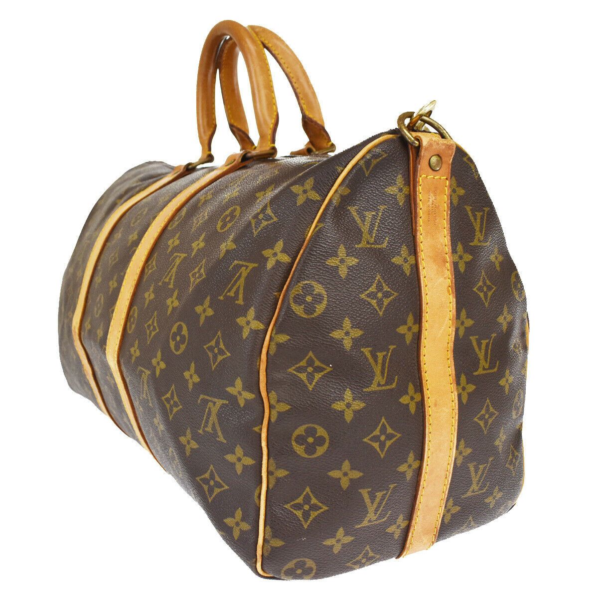 Louis Vuitton Louis Vuitton Keepall Monogram Bandouliere Duffle Bag Size ONE SIZE - 3 Thumbnail