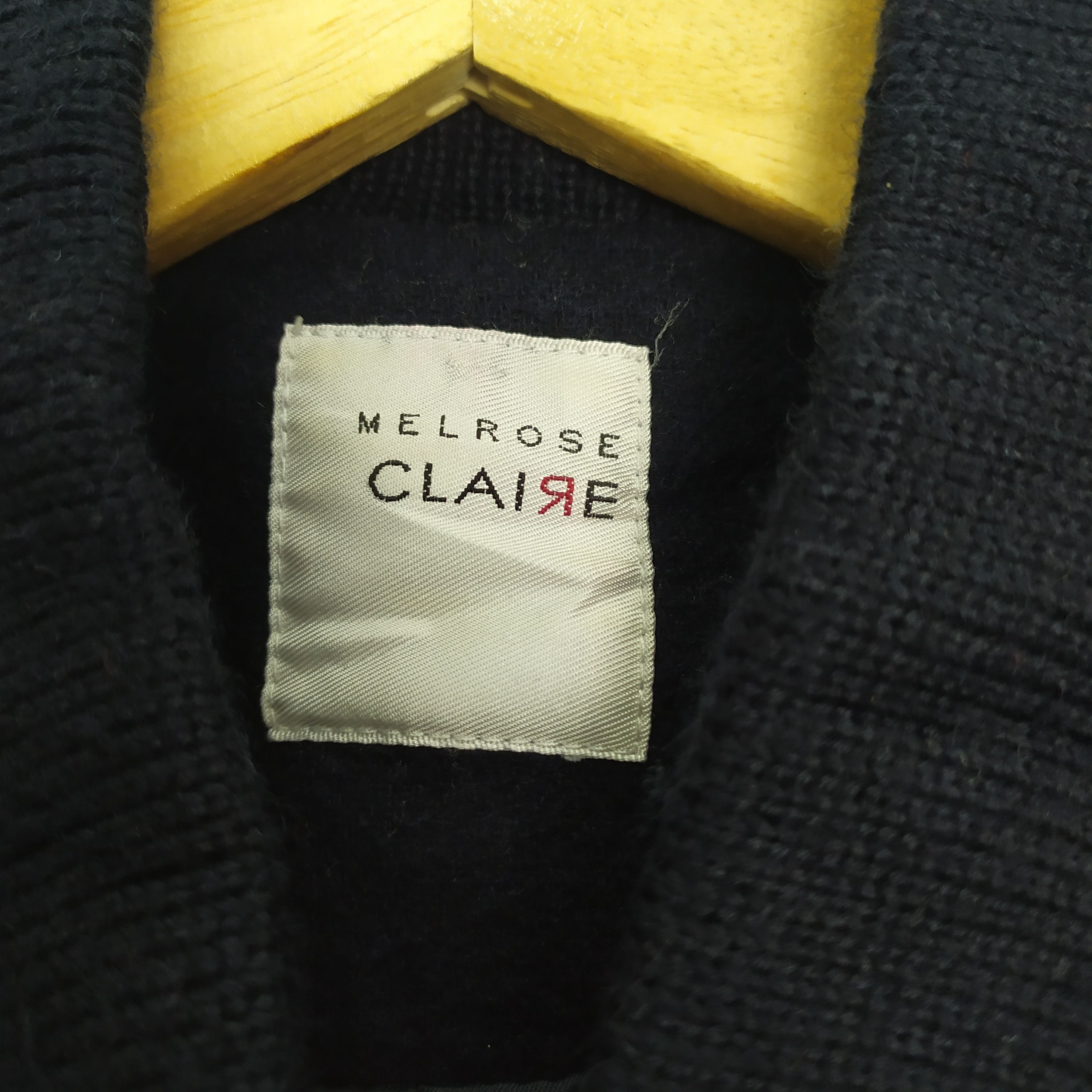 Melrose MELROSE BLACK BLANK WOOL VARSITY JACKET Size US M / EU 48-50 / 2 - 7 Thumbnail