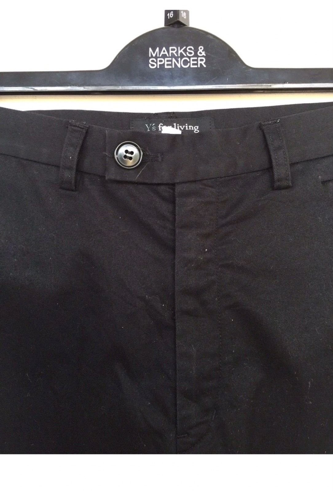Vintage × Yohji Yamamoto 💥Final Drop⏰Vintage Yohji Yamamoto Ys For Living Slim Fit Size 25" / US 0 / IT 36 - 8 Thumbnail