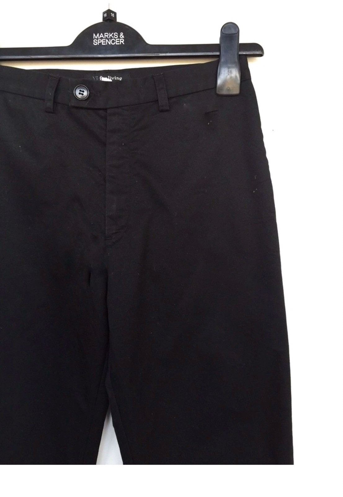 Vintage × Yohji Yamamoto 💥Final Drop⏰Vintage Yohji Yamamoto Ys For Living Slim Fit Size 25" / US 0 / IT 36 - 6 Thumbnail