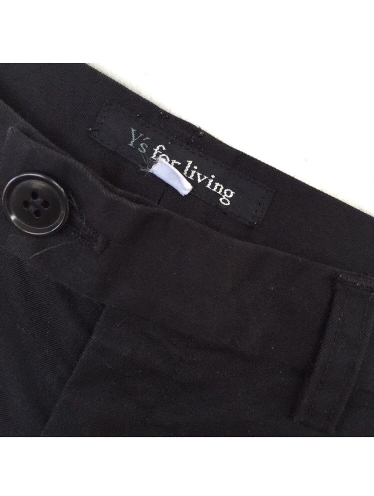 Vintage × Yohji Yamamoto 💥Final Drop⏰Vintage Yohji Yamamoto Ys For Living Slim Fit Size 25" / US 0 / IT 36 - 9 Thumbnail