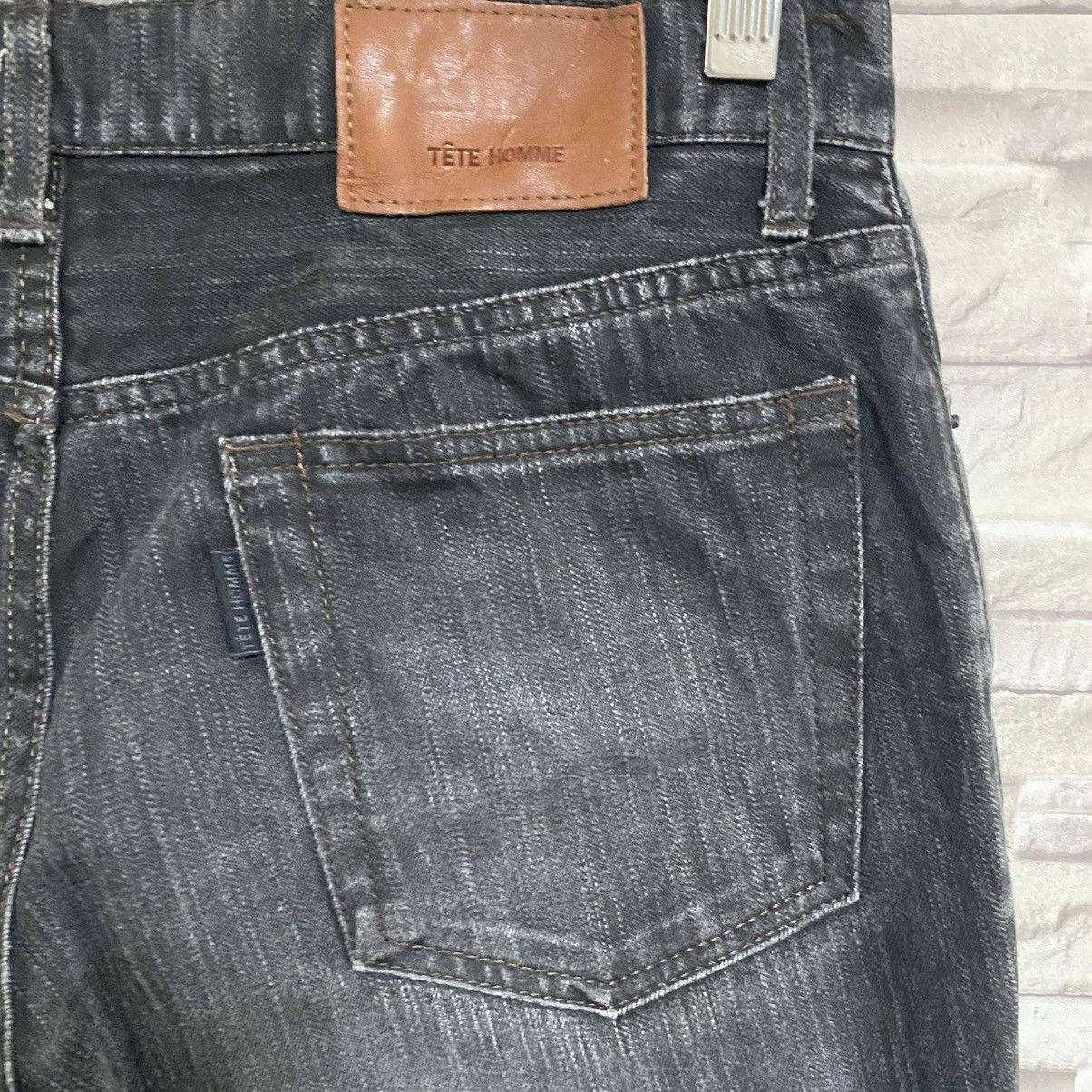 Tete Homme Tete Homme Denim Flare Jeans Made in Japan Size US 30 / EU 46 - 8 Thumbnail