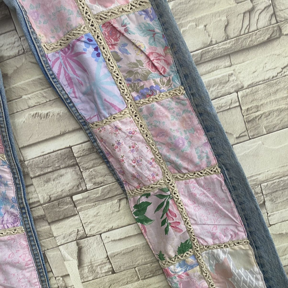 Levi's Vintage 90s ReMade Levis 501 Patchwork Floral Jeans 28x28 Size US 28 / EU 44 - 9 Thumbnail