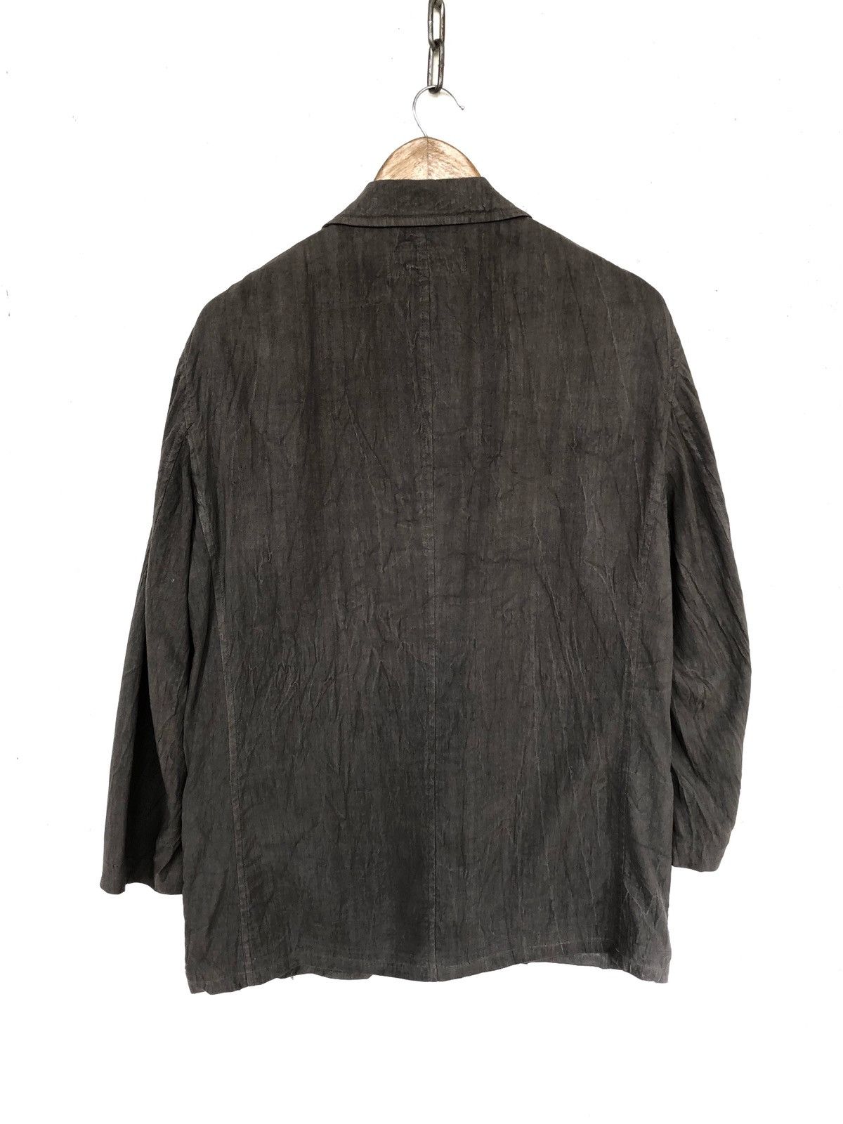 Issey Miyake ARCHIVE🔥Issey Miyake Men Linen Hem Coat Jacket Size US L / EU 52-54 / 3 - 5 Thumbnail