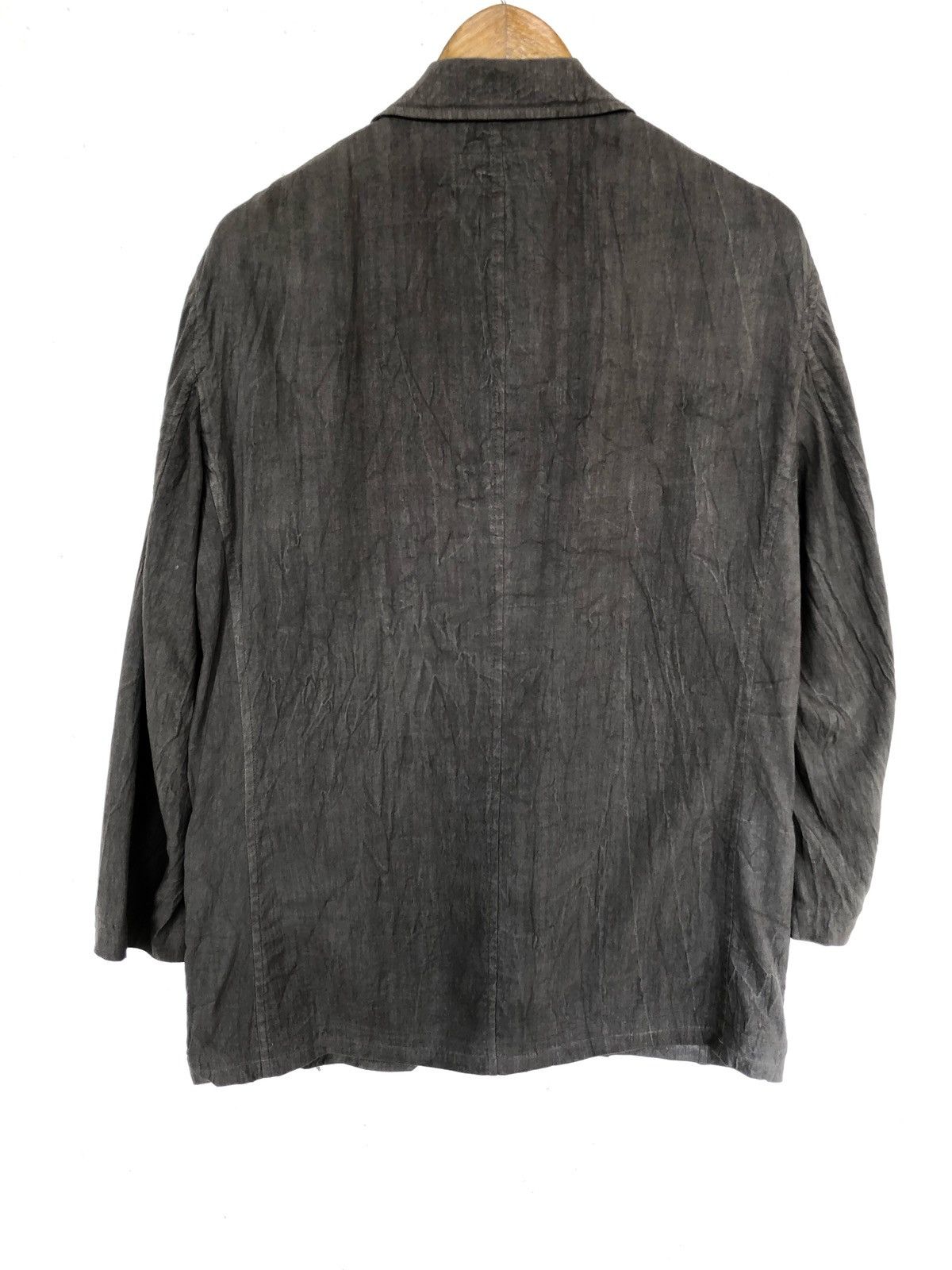 Issey Miyake ARCHIVE🔥Issey Miyake Men Linen Hem Coat Jacket Size US L / EU 52-54 / 3 - 6 Thumbnail
