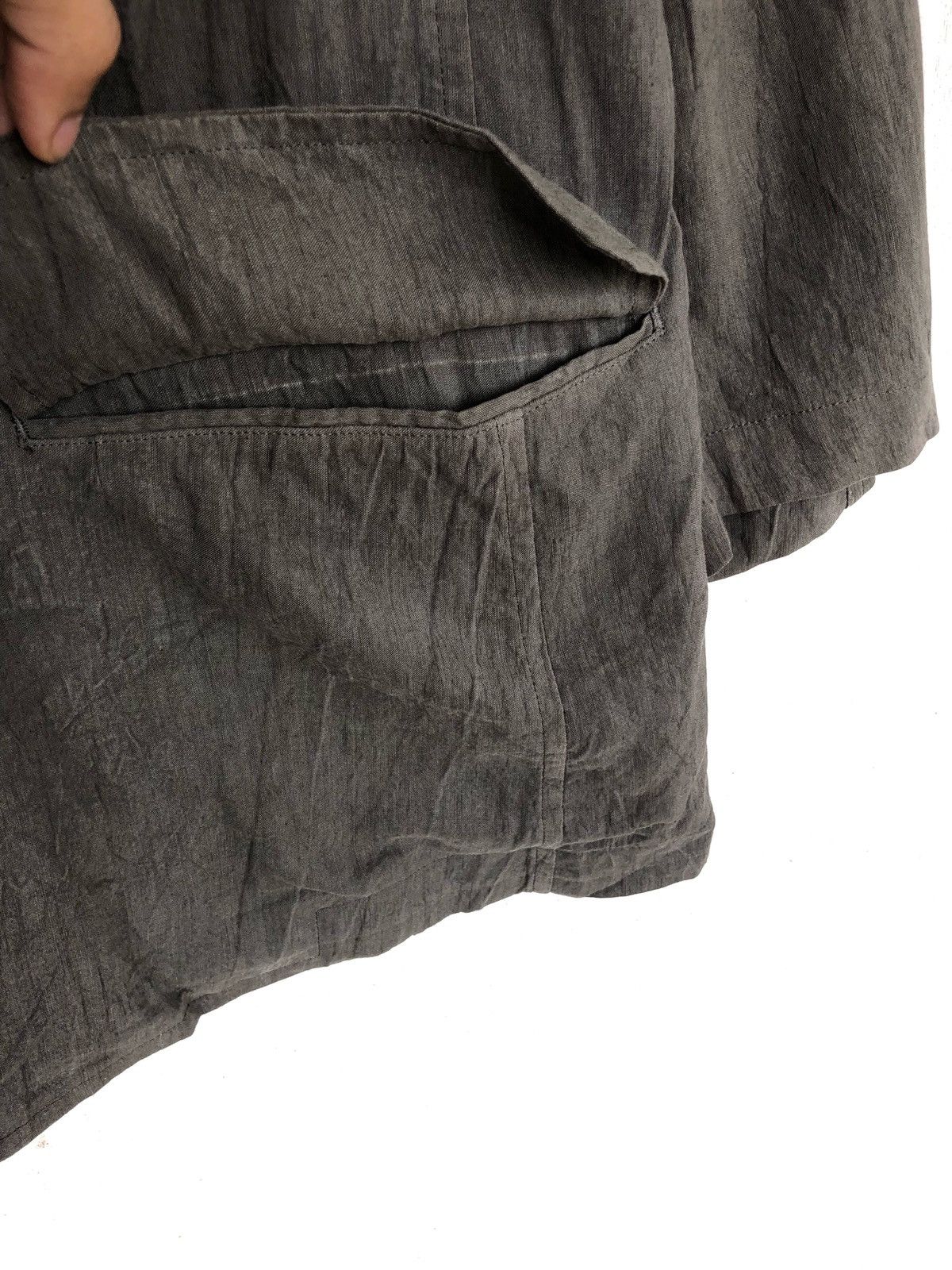 Issey Miyake ARCHIVE🔥Issey Miyake Men Linen Hem Coat Jacket Size US L / EU 52-54 / 3 - 4 Thumbnail