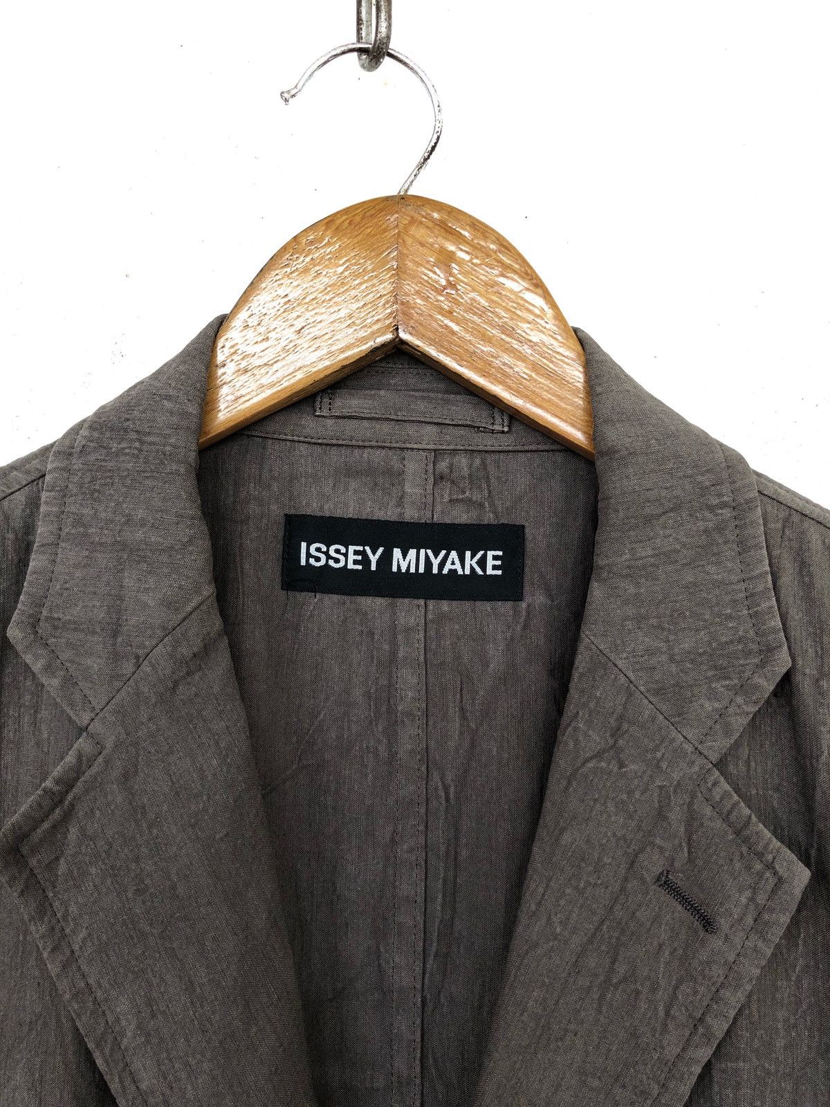 Issey Miyake ARCHIVE🔥Issey Miyake Men Linen Hem Coat Jacket Size US L / EU 52-54 / 3 - 7 Thumbnail