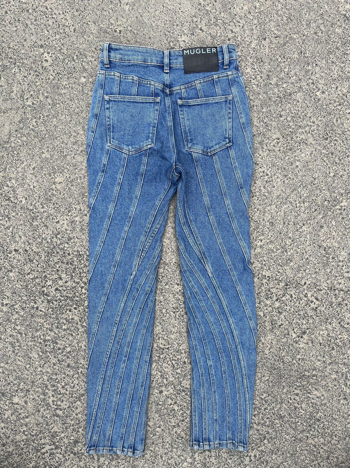 Mugler Mugler ssense exclusive Spiral jeans | Grailed