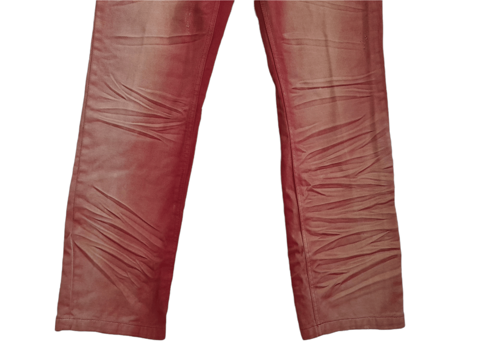 Japanese Brand Clone Devgru Red Distressed Denim Punk (E124) W28 Size US 28 / EU 44 - 7 Thumbnail