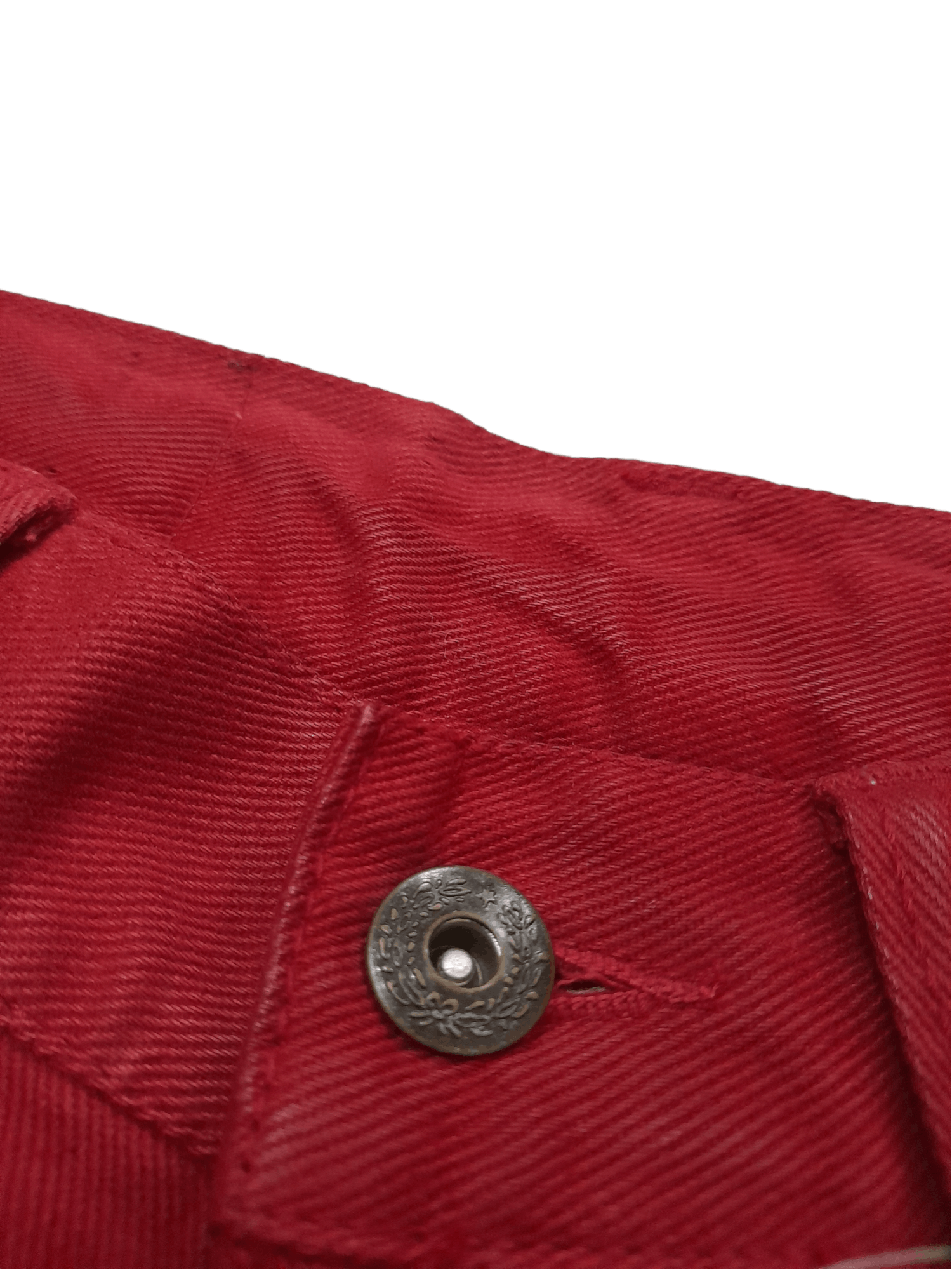 Japanese Brand Clone Devgru Red Distressed Denim Punk (E124) W28 Size US 28 / EU 44 - 9 Thumbnail