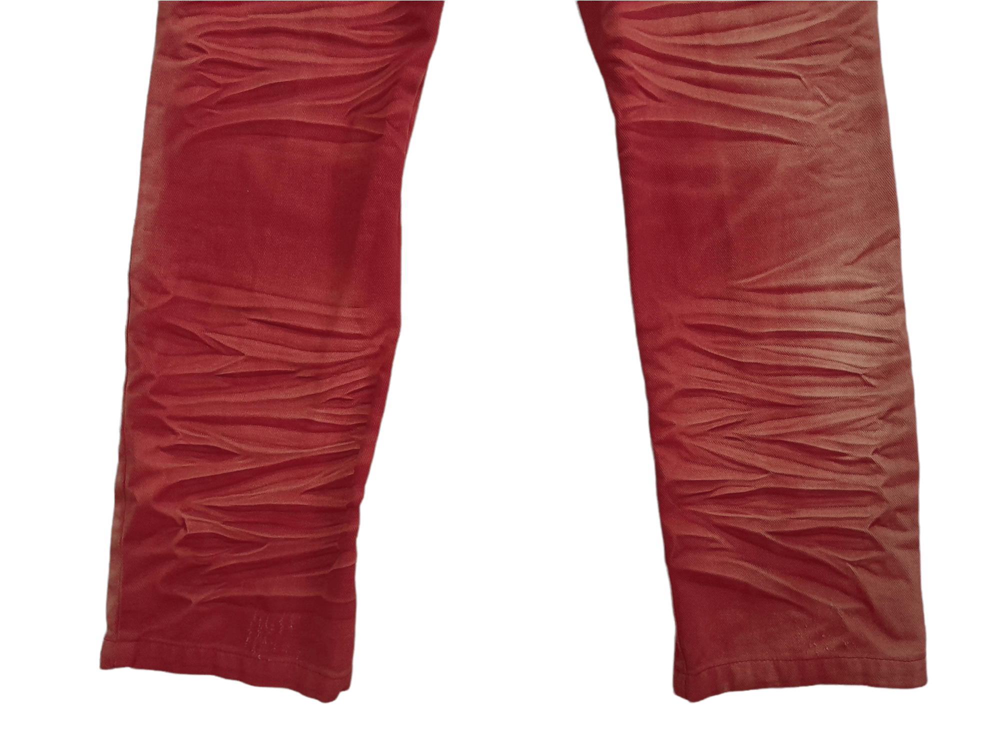 Japanese Brand Clone Devgru Red Distressed Denim Punk (E124) W28 Size US 28 / EU 44 - 2 Thumbnail