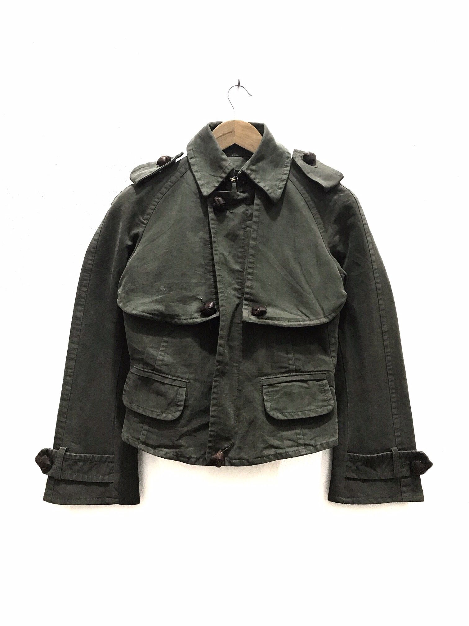 Pre-owned Dsquared2 Military Jacket In Green