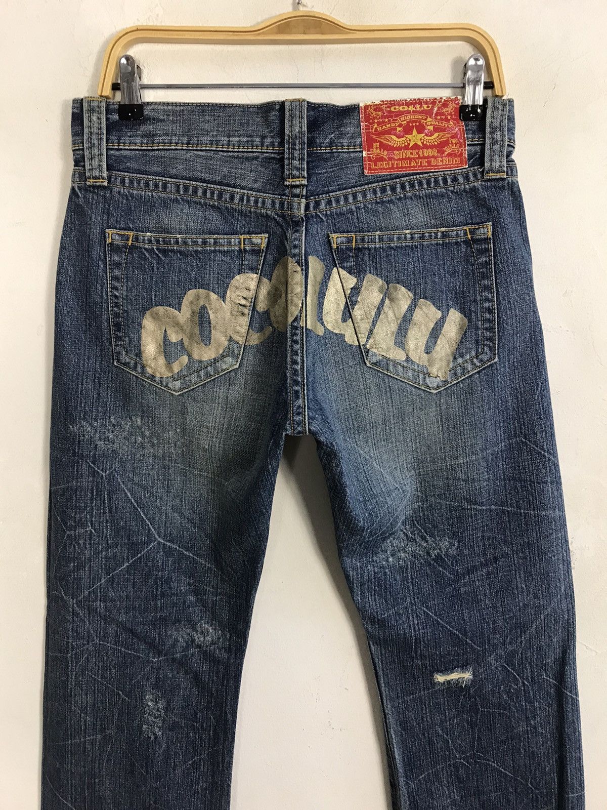 Japanese Brand × Vintage Vintage Cocolulu Distressed Denim Jeans Style Size US 32 / EU 48 - 9 Thumbnail
