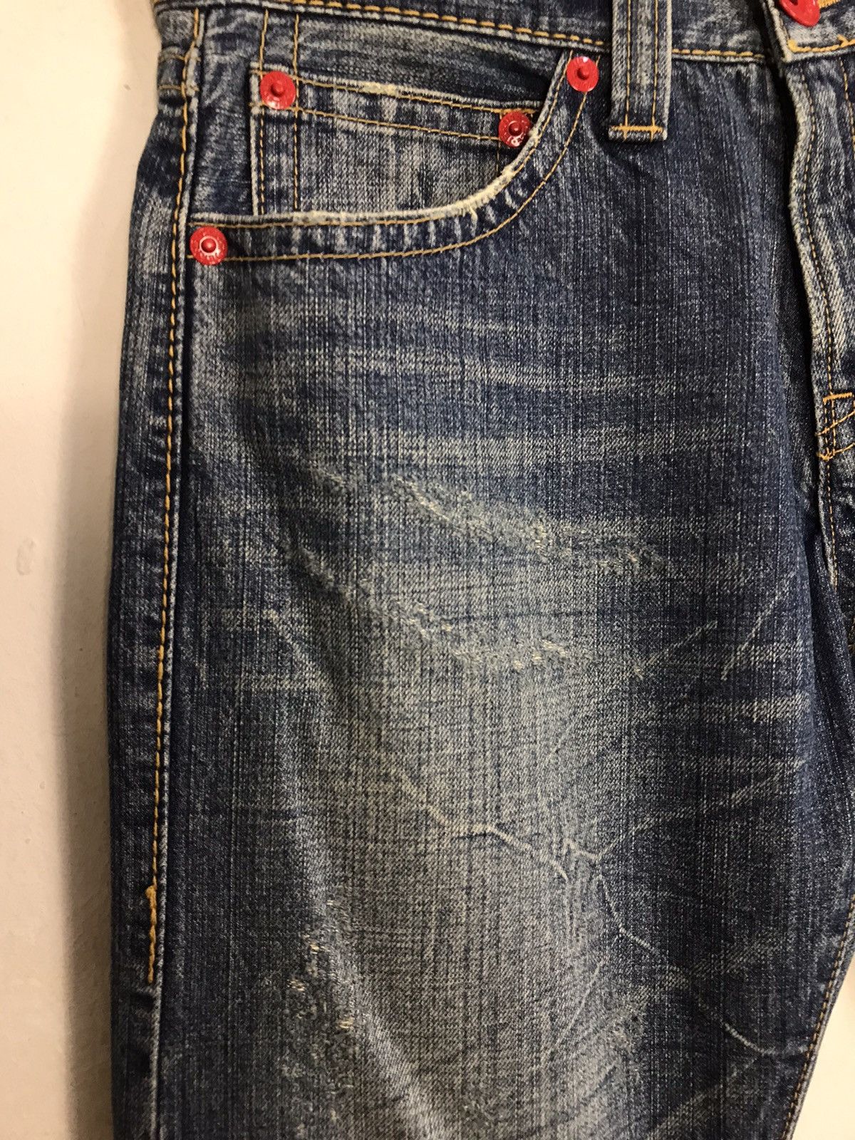Japanese Brand × Vintage Vintage Cocolulu Distressed Denim Jeans Style Size US 32 / EU 48 - 6 Thumbnail