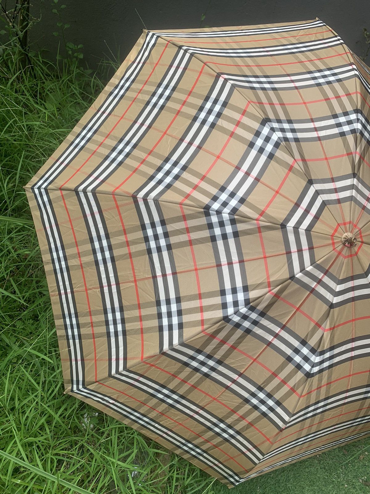 Burberry × Vintage BURBERRY STRIPED UMBRELLA Size 34 - 2 Thumbnail