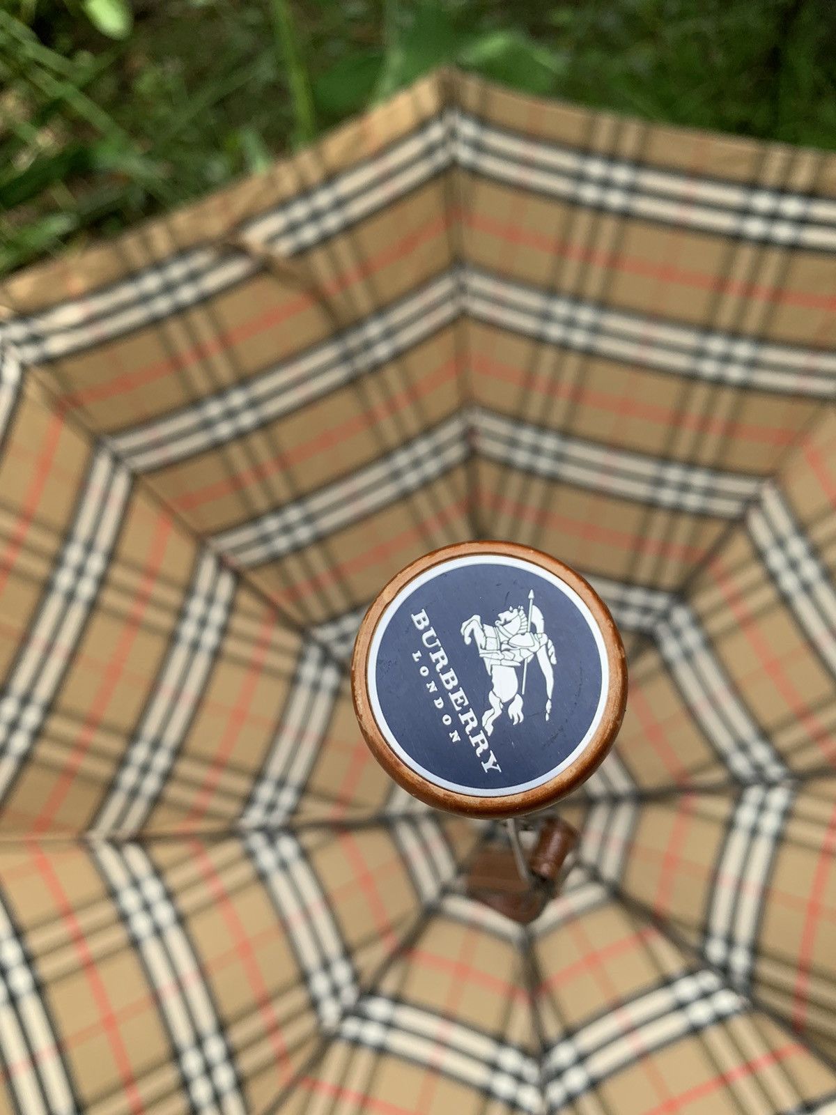 Burberry × Vintage BURBERRY STRIPED UMBRELLA Size 34 - 6 Thumbnail