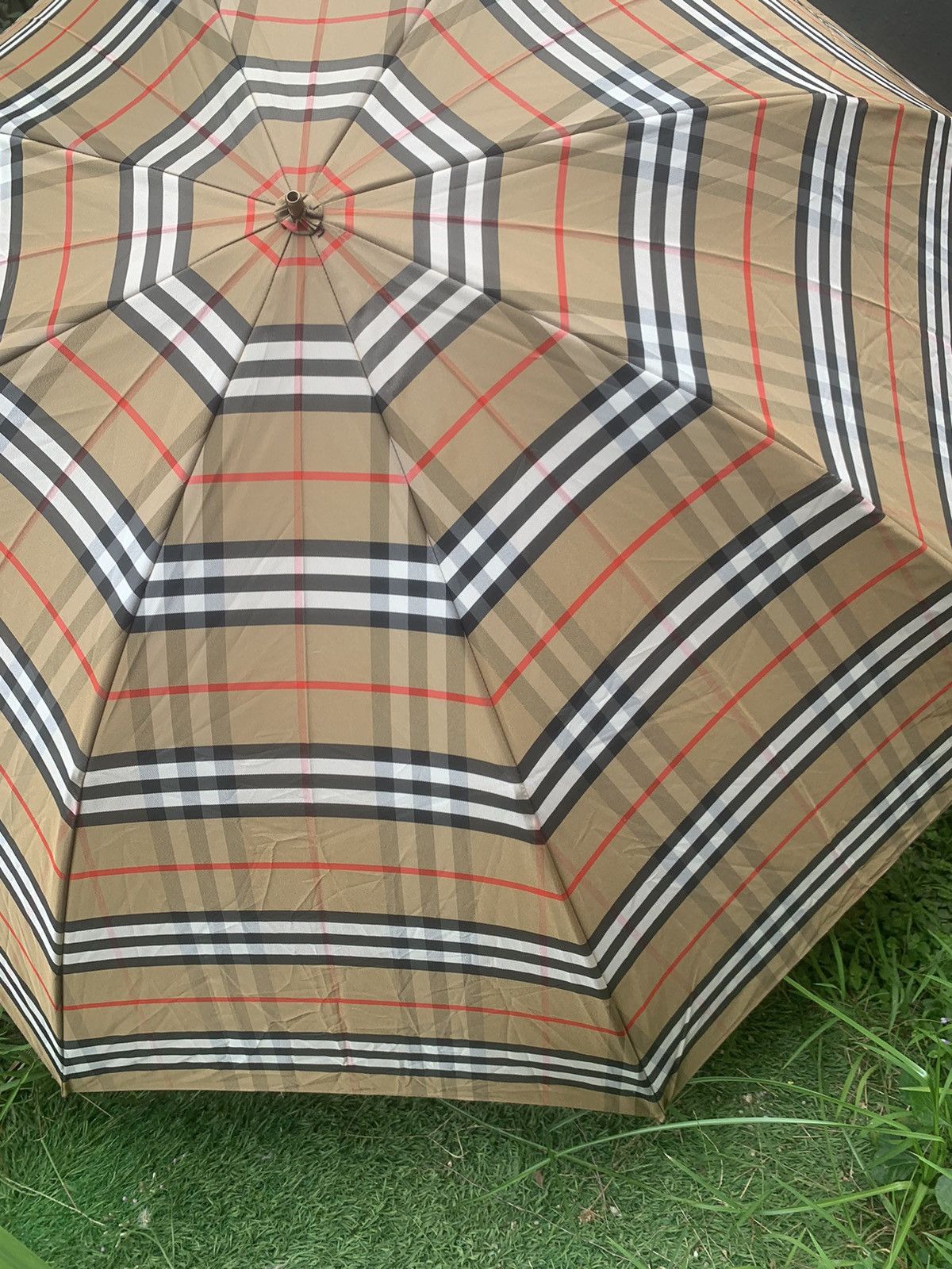 Burberry × Vintage BURBERRY STRIPED UMBRELLA Size 34 - 3 Thumbnail