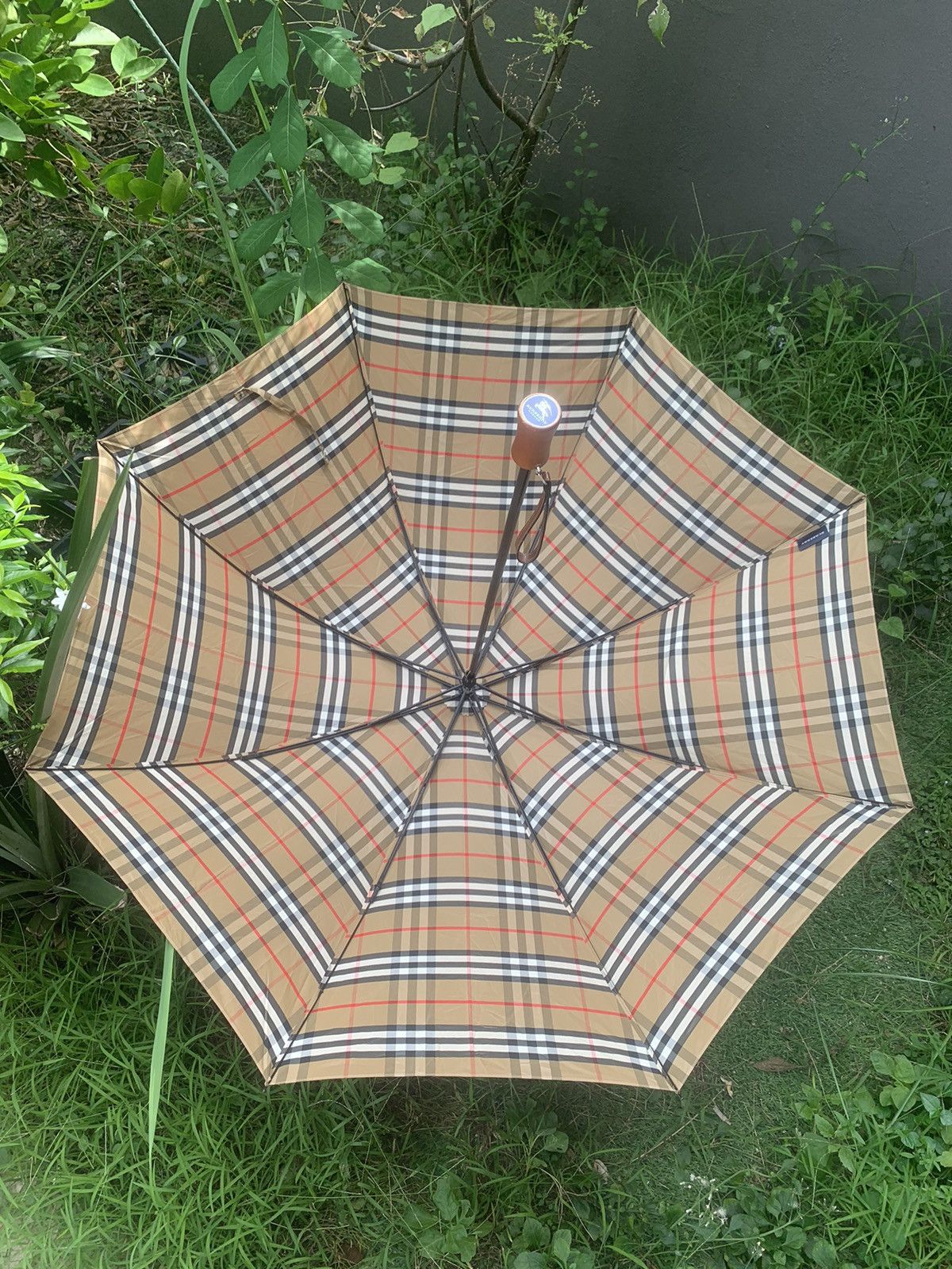 Burberry × Vintage BURBERRY STRIPED UMBRELLA Size 34 - 5 Thumbnail