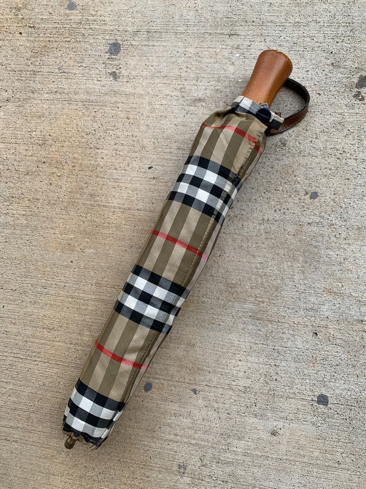 Burberry × Vintage BURBERRY STRIPED UMBRELLA Size 34 - 9 Thumbnail