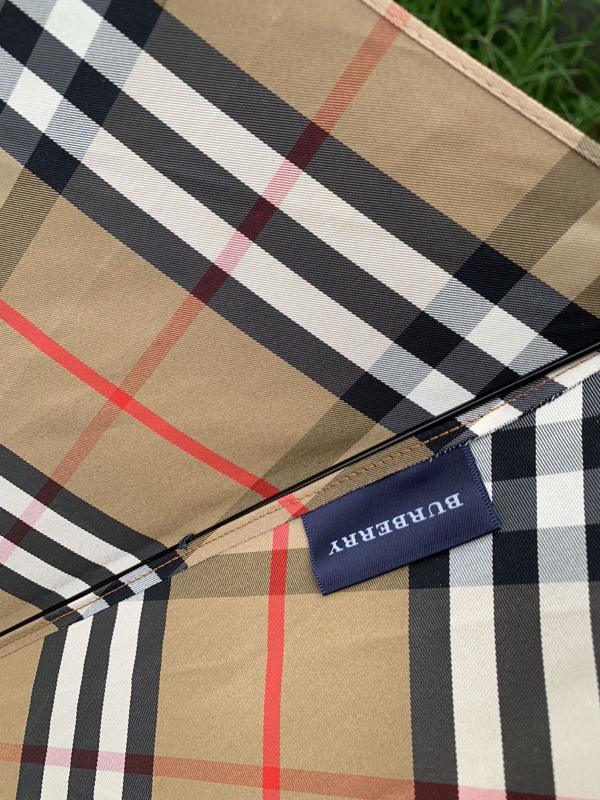Burberry × Vintage BURBERRY STRIPED UMBRELLA Size 34 - 7 Thumbnail