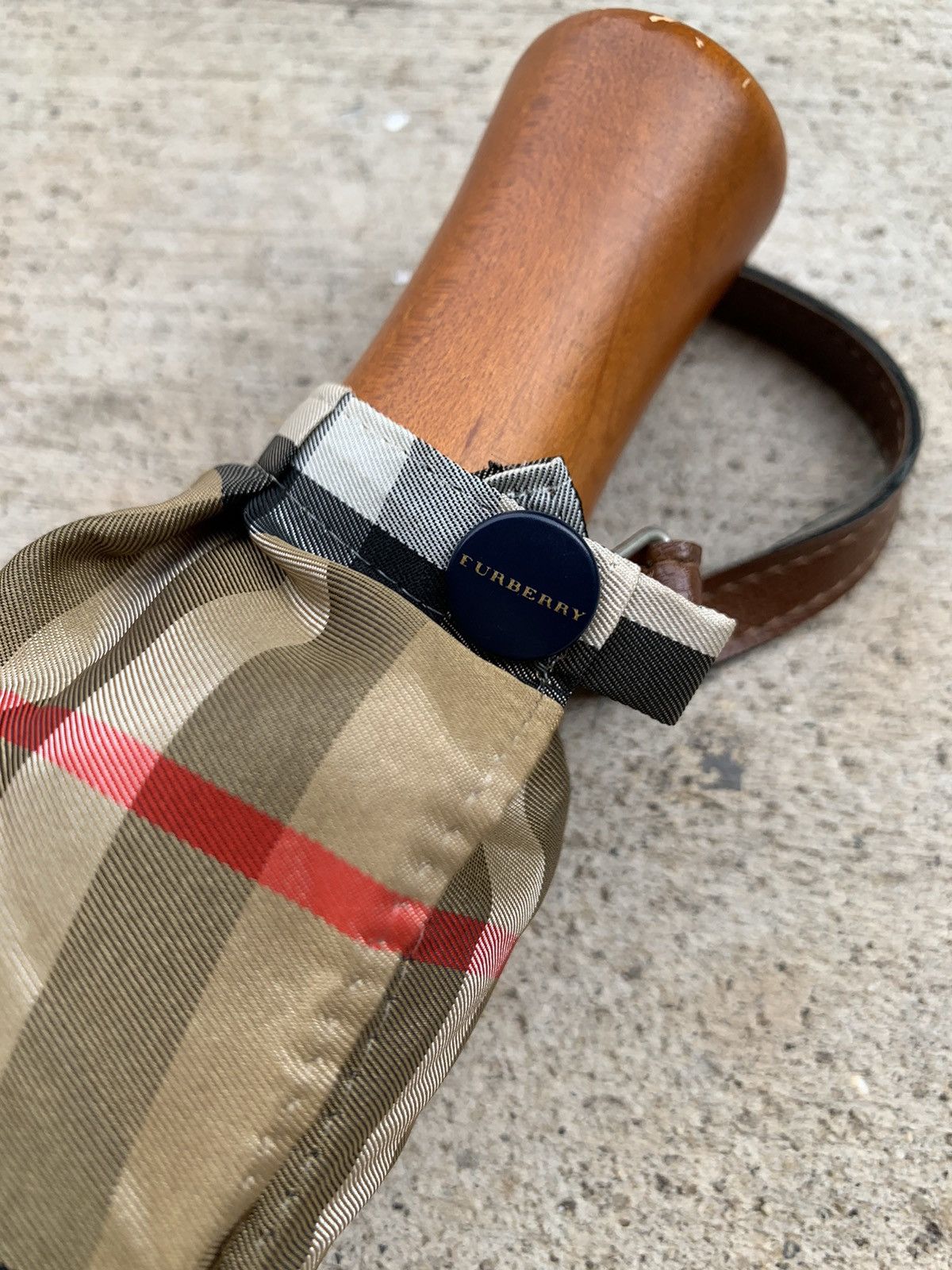 Burberry × Vintage BURBERRY STRIPED UMBRELLA Size 34 - 10 Thumbnail