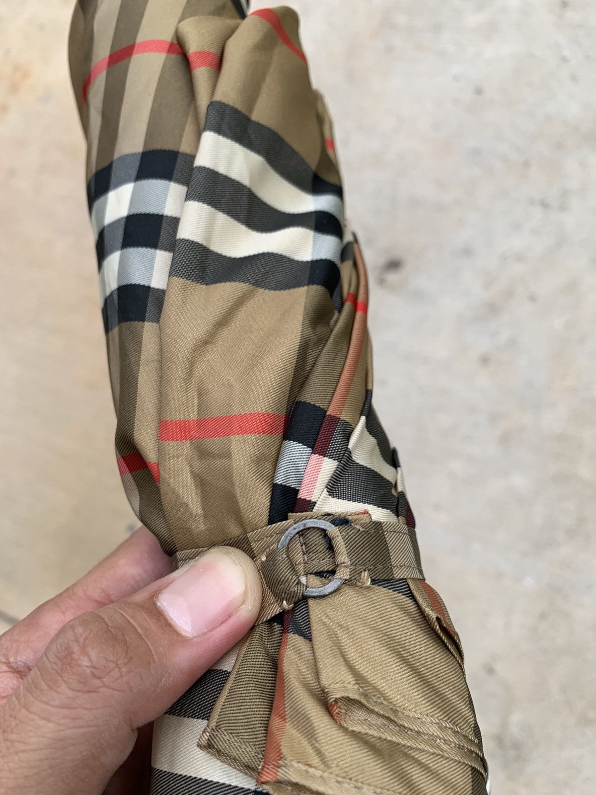 Burberry × Vintage BURBERRY STRIPED UMBRELLA Size 34 - 11 Thumbnail
