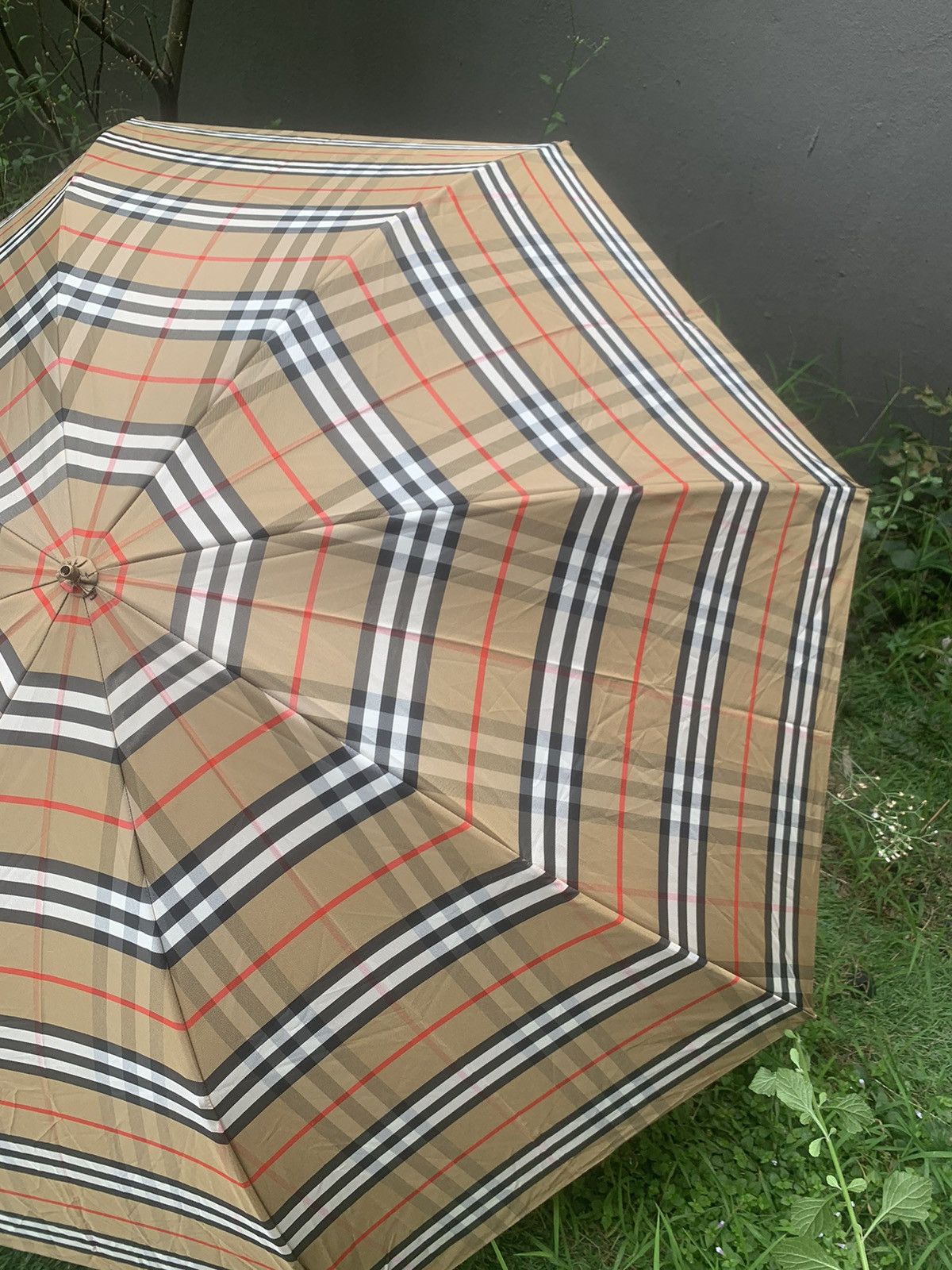 Burberry × Vintage BURBERRY STRIPED UMBRELLA Size 34 - 4 Thumbnail