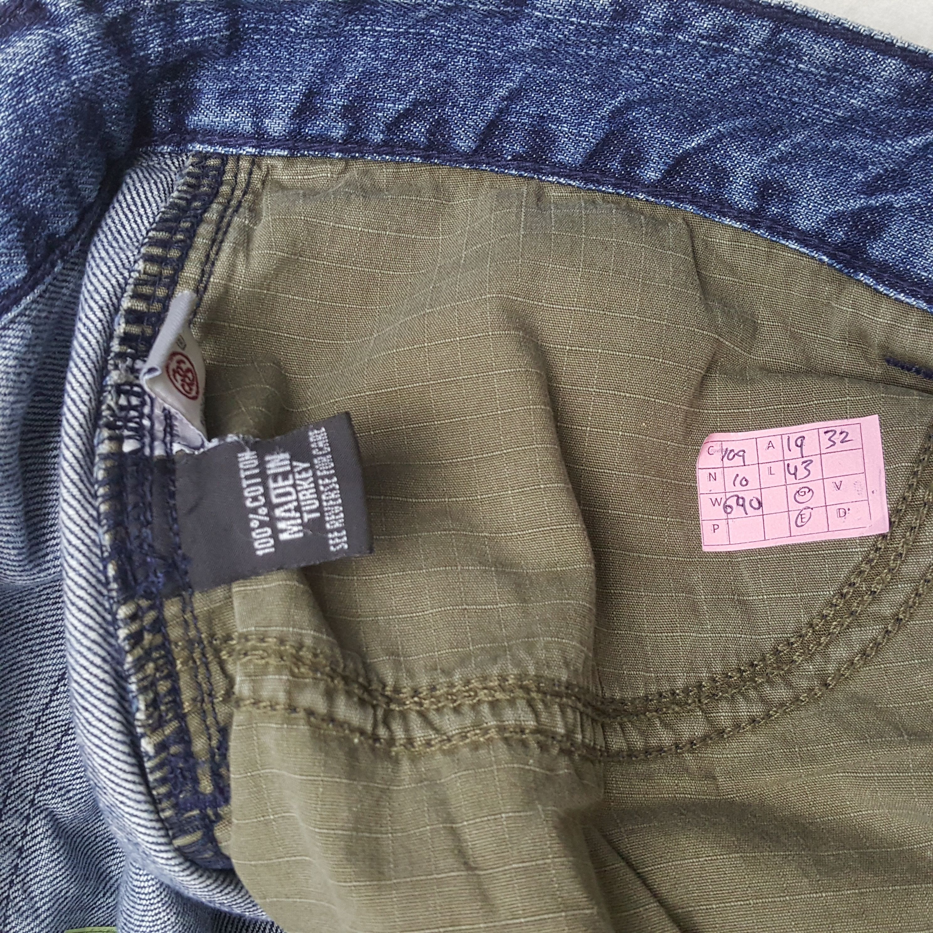 Stussy × Vintage STUSSY Streetwear Skateboard Style Custom Jeans Size US 38 / EU 54 - 13 Thumbnail