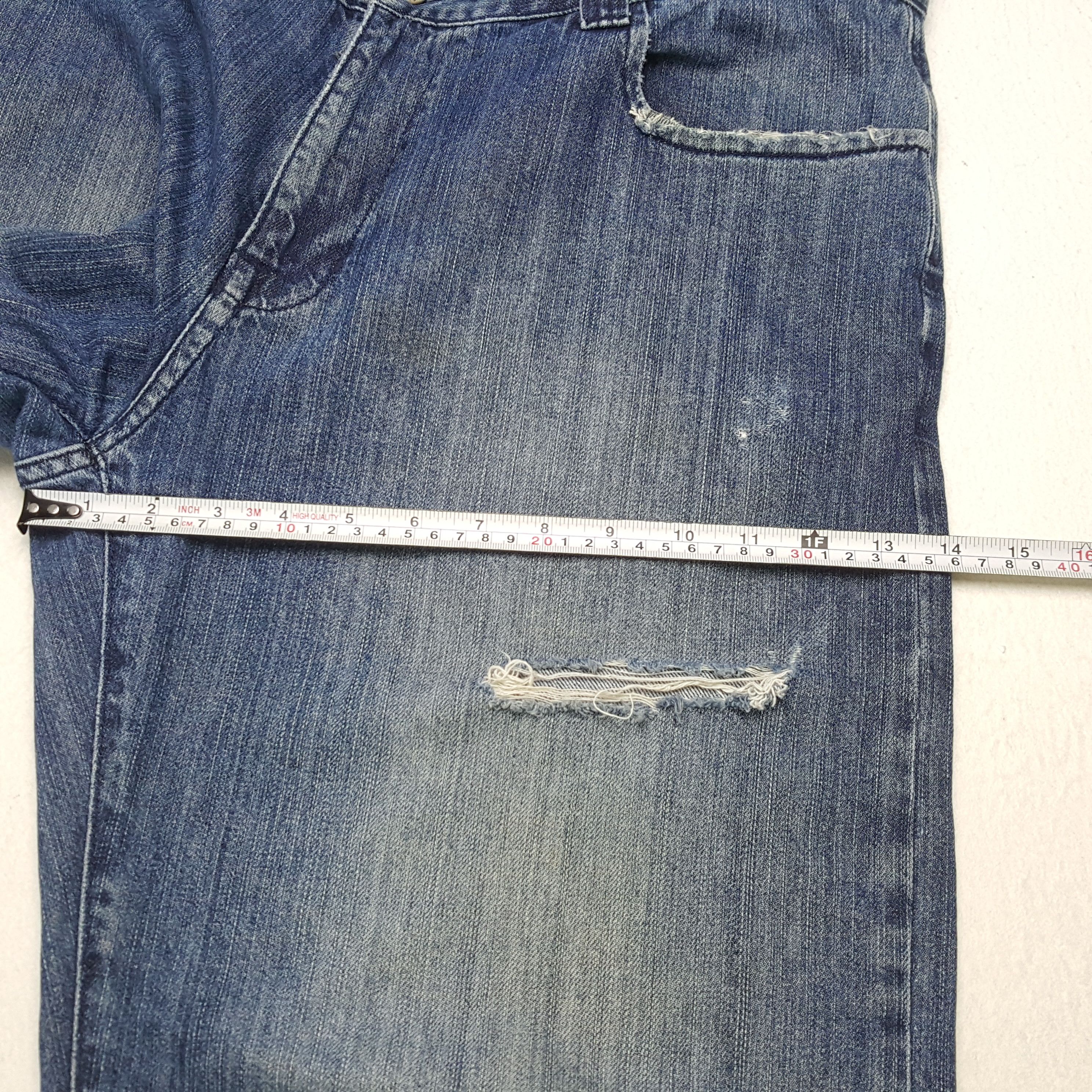 Stussy × Vintage STUSSY Streetwear Skateboard Style Custom Jeans Size US 38 / EU 54 - 9 Thumbnail