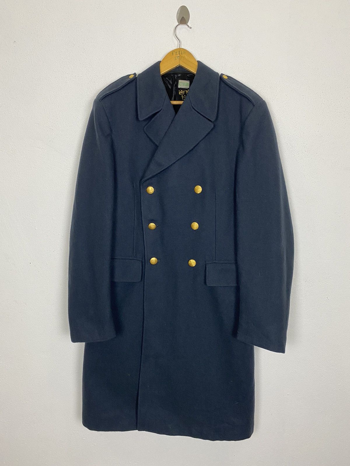 Vintage 🔥RARE🔥VINTAGE 80’s C146 MILITARY LONG COAT Size US M / EU 48-50 / 2 - 16 Thumbnail