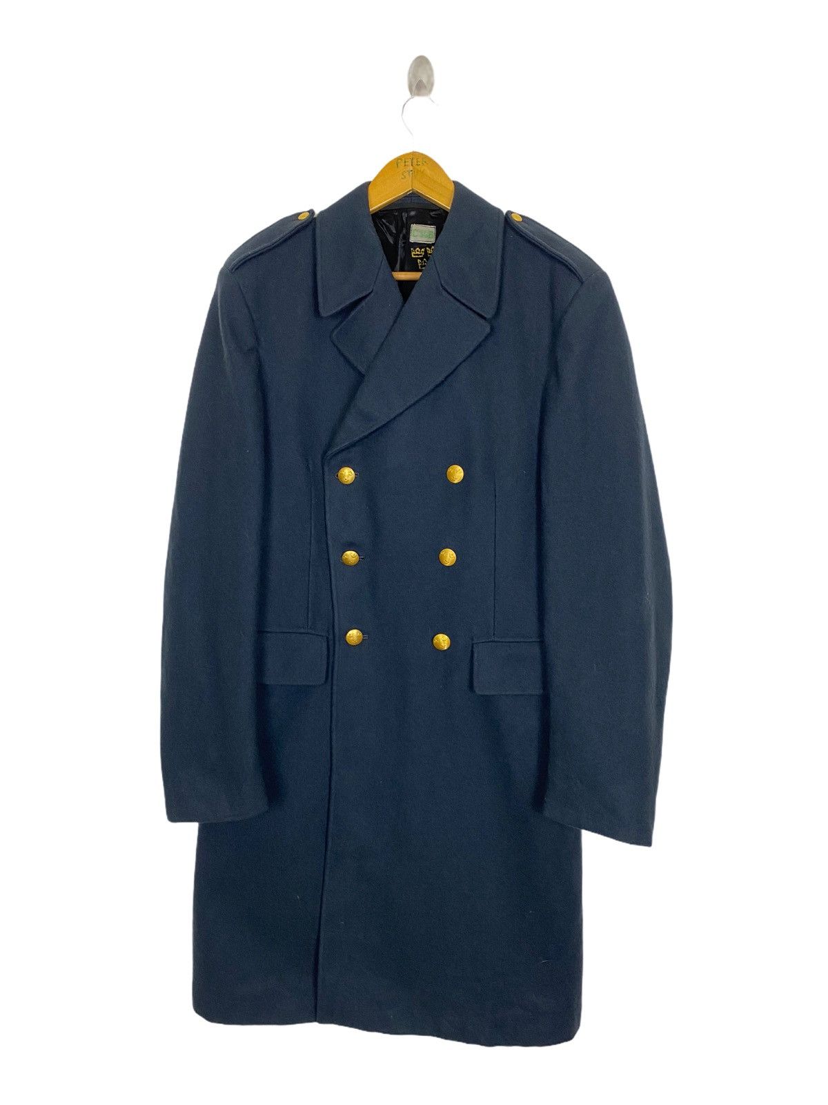 Vintage 🔥RARE🔥VINTAGE 80’s C146 MILITARY LONG COAT Size US M / EU 48-50 / 2 - 2 Thumbnail