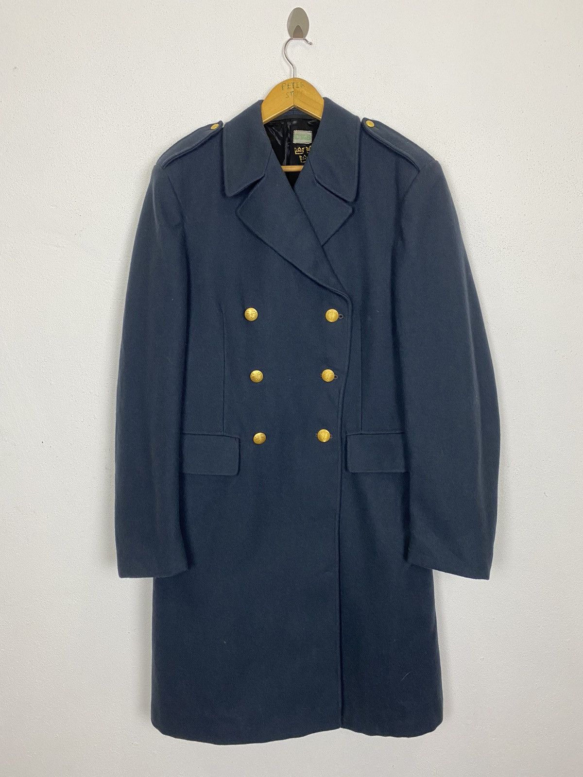 Vintage 🔥RARE🔥VINTAGE 80’s C146 MILITARY LONG COAT Size US M / EU 48-50 / 2 - 15 Thumbnail