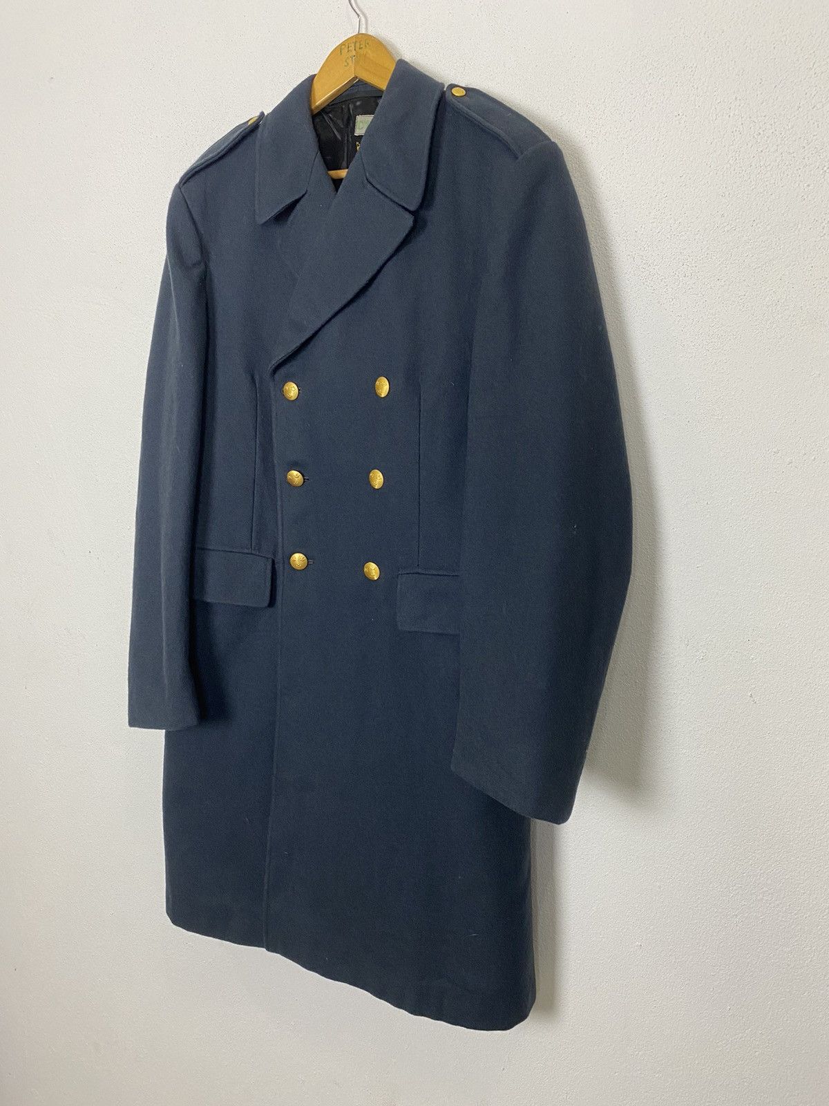 Vintage 🔥RARE🔥VINTAGE 80’s C146 MILITARY LONG COAT Size US M / EU 48-50 / 2 - 3 Thumbnail