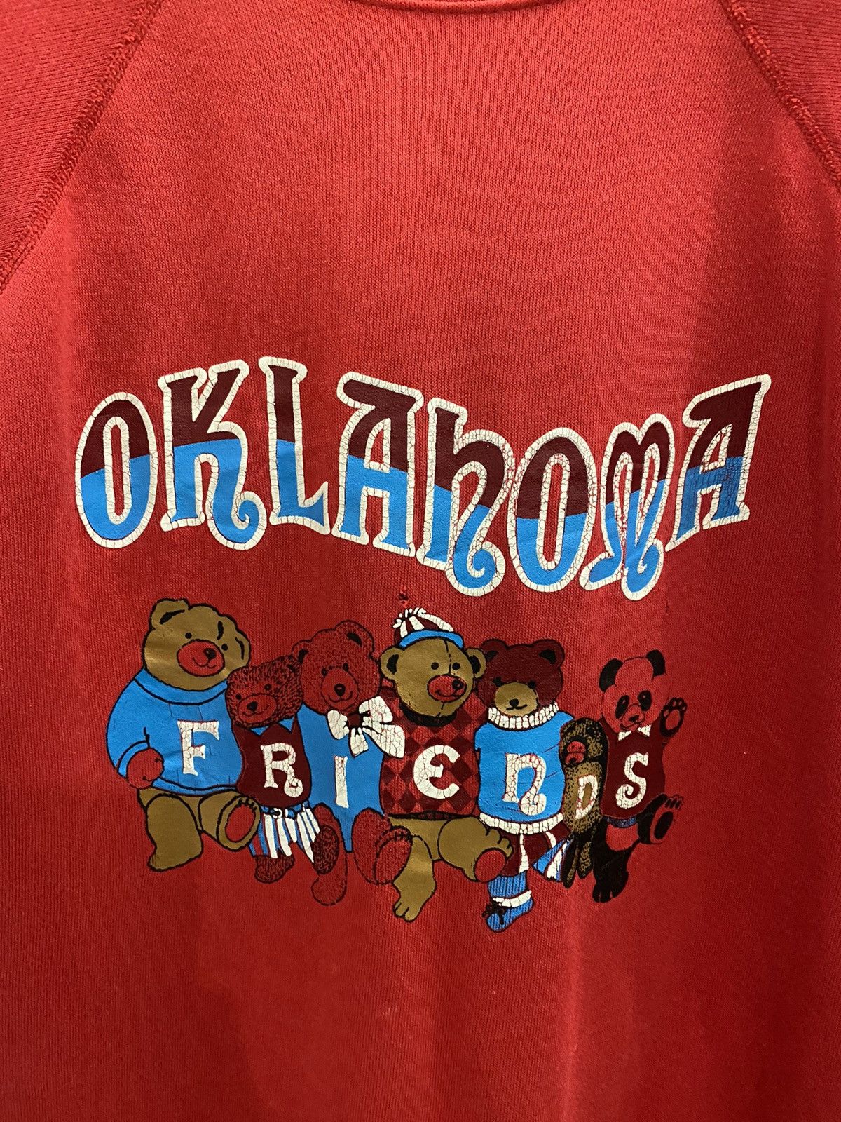 Vintage VINTAGE 80’s OKLAHOMA FRIENDS SWEATER Size US XL / EU 56 / 4 - 2 Thumbnail