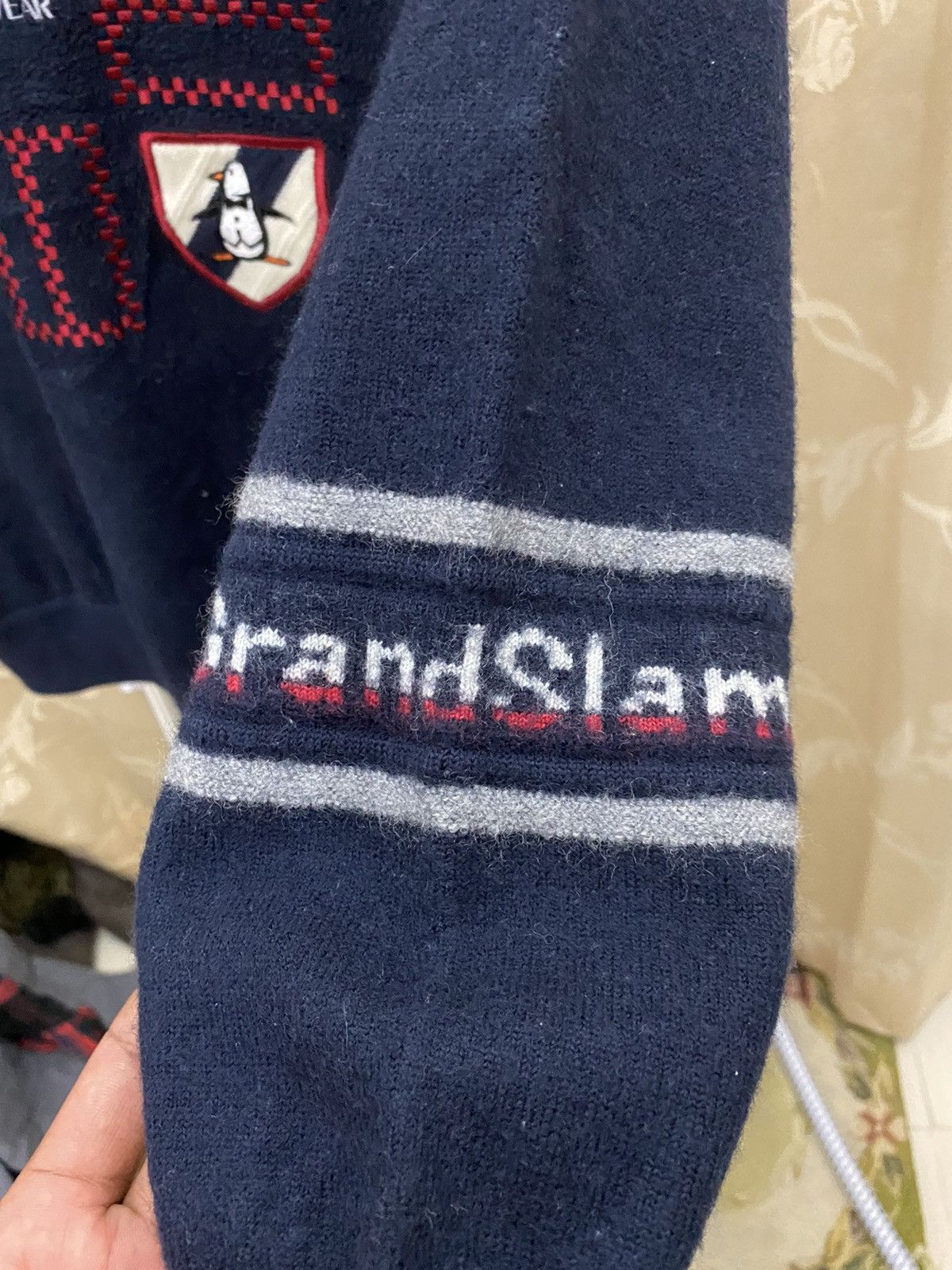 Grand Slam × Vintage 🔥Vintage Grand Slam Sweatshirt Embroided Logo Size US L / EU 52-54 / 3 - 4 Thumbnail