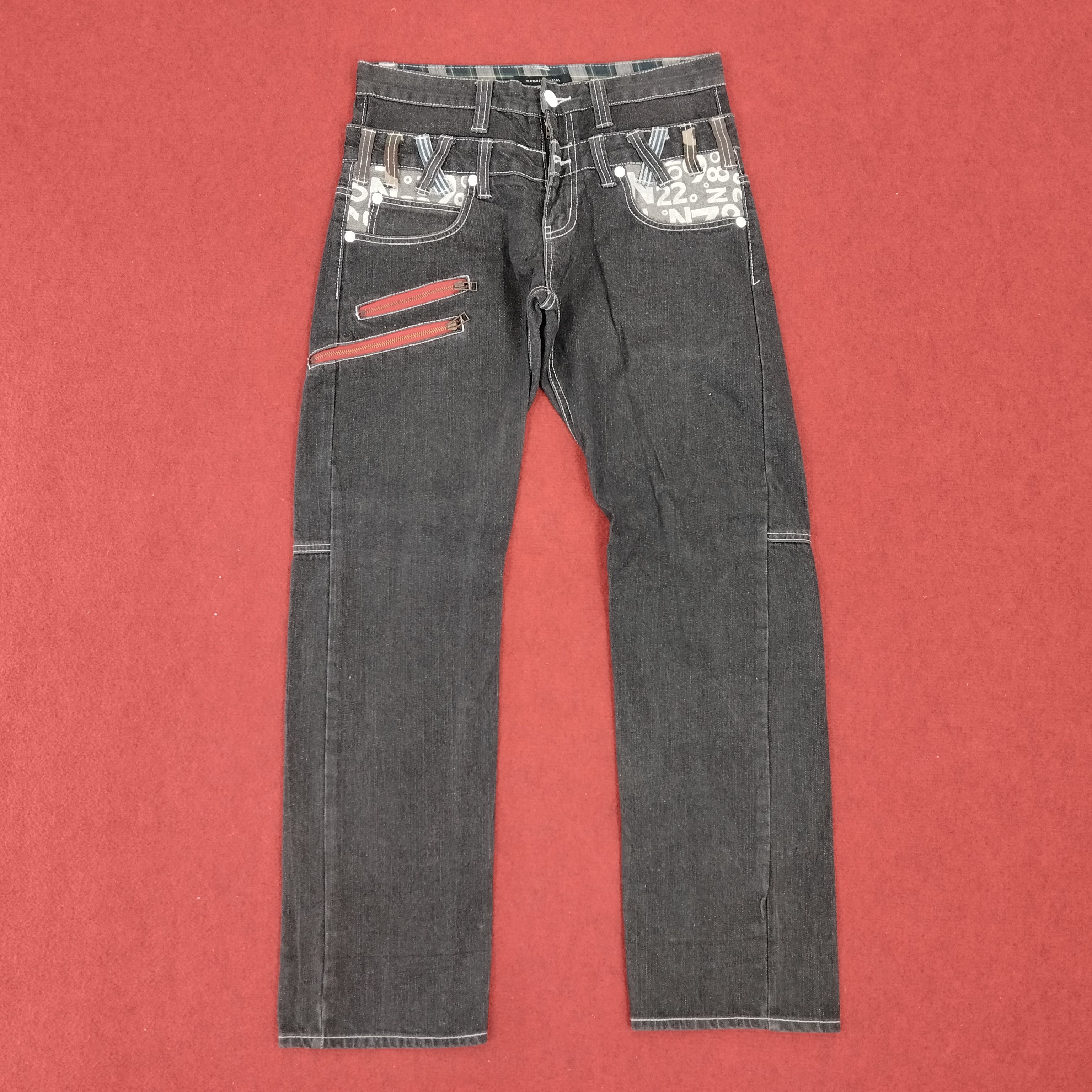 Memory Special Japanese Streetwear Rock Style Jeans Pants