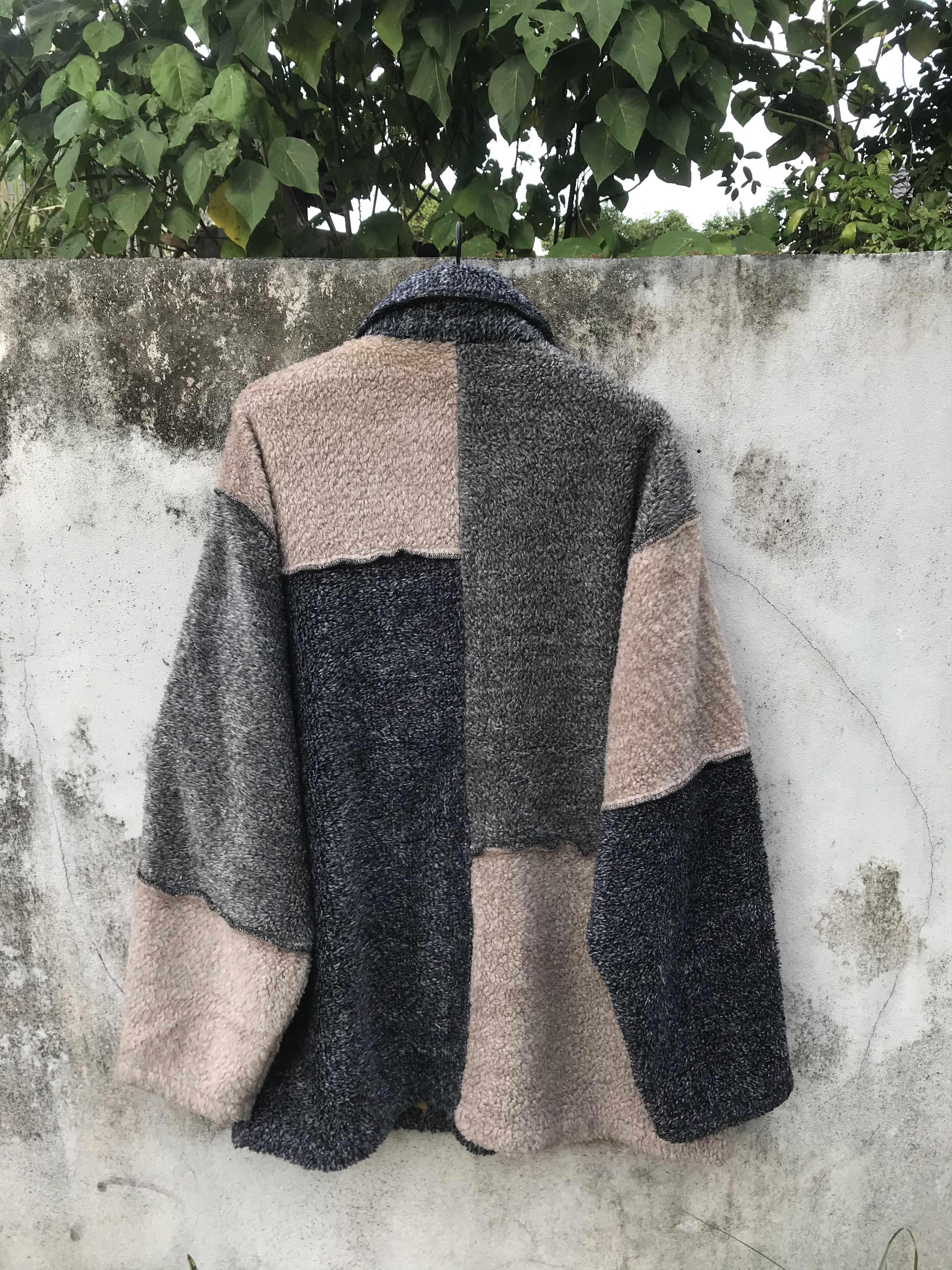 Japanese Brand Jungle storm deep pile patchwork jacket Size US L / EU 52-54 / 3 - 5 Thumbnail