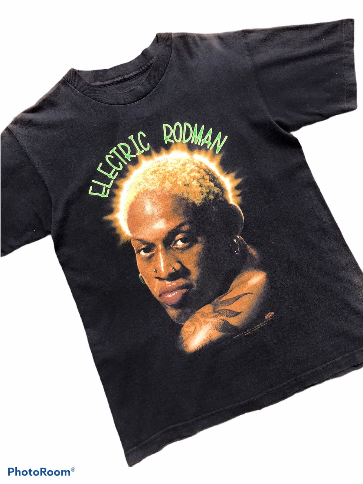NBA × Rap Tees VINTAGE HOLYGRAIL OG 90’S ELECTRIC RODMAN NBA DENNIS RODMAN Size US M / EU 48-50 / 2 - 2 Thumbnail