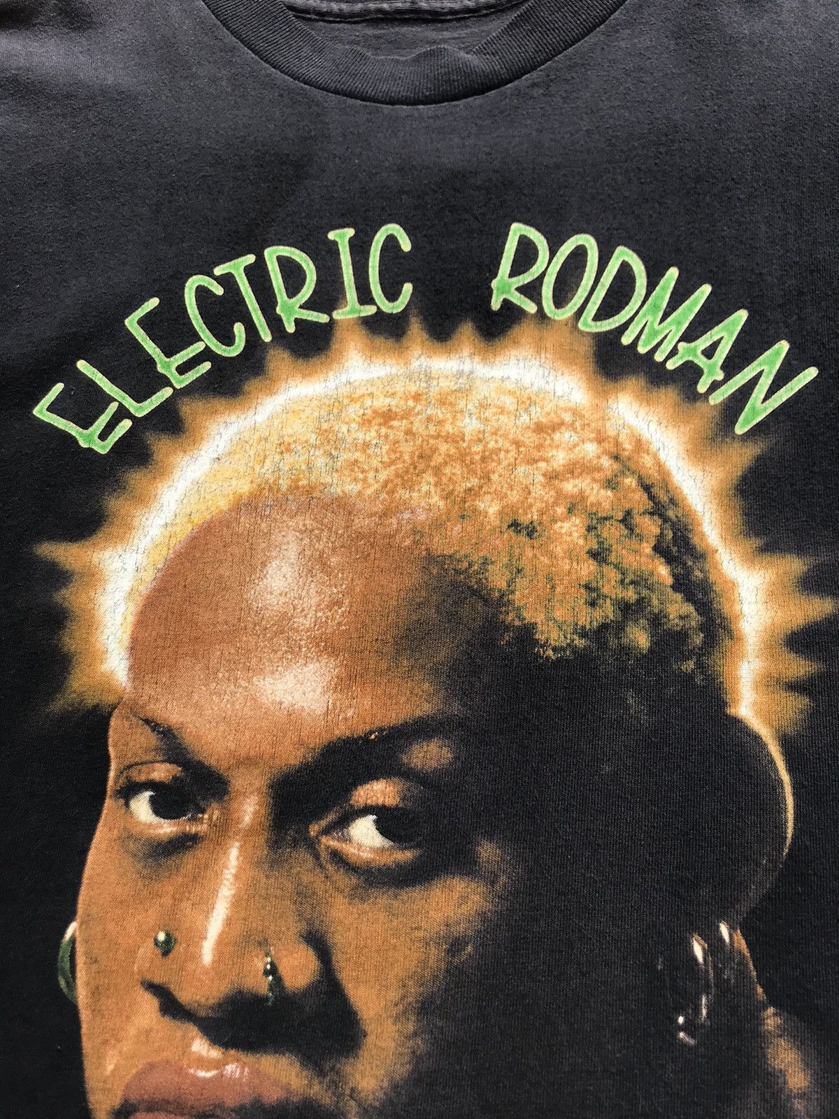 NBA × Rap Tees VINTAGE HOLYGRAIL OG 90’S ELECTRIC RODMAN NBA DENNIS RODMAN Size US M / EU 48-50 / 2 - 4 Thumbnail