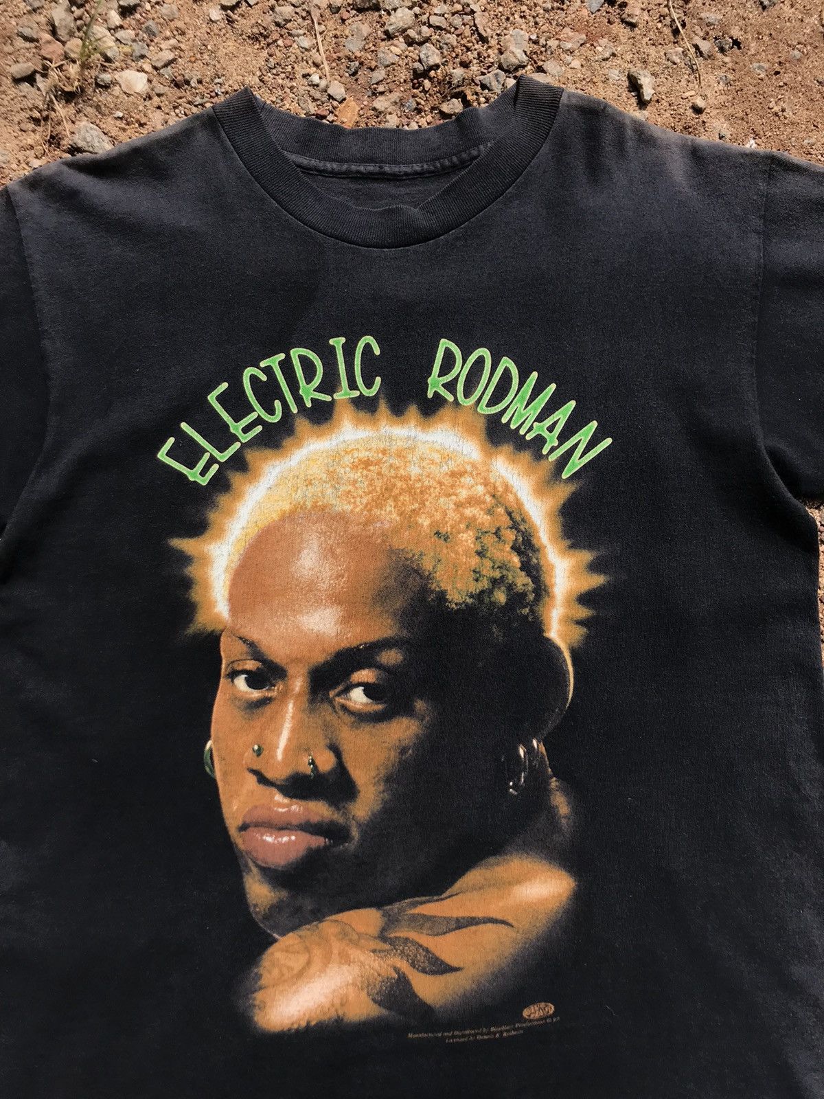 NBA × Rap Tees VINTAGE HOLYGRAIL OG 90’S ELECTRIC RODMAN NBA DENNIS RODMAN Size US M / EU 48-50 / 2 - 3 Thumbnail