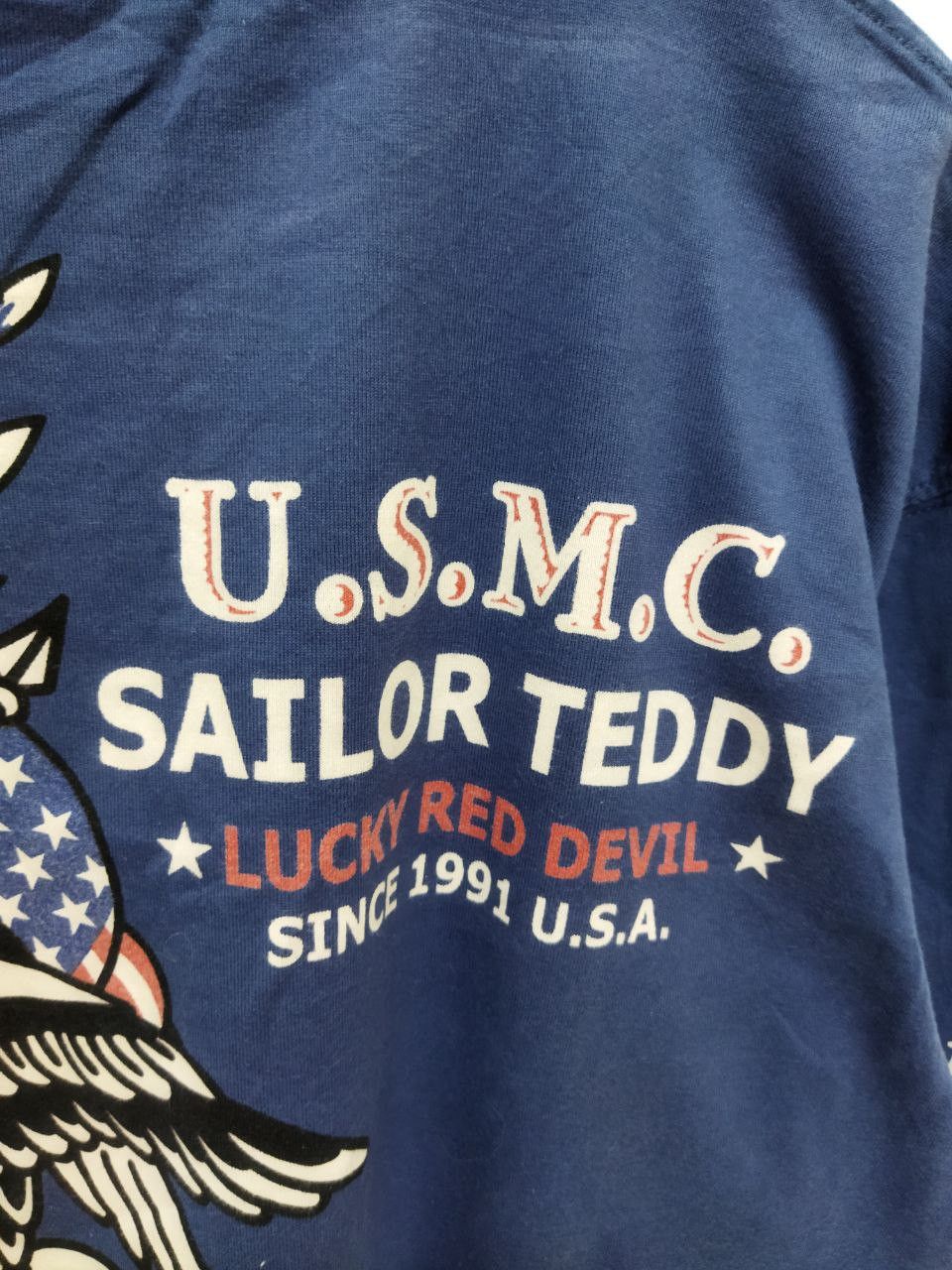 Tedman TEDMAN U.S.M.C Sailor Teddy Tshirt Size US XL / EU 56 / 4 - 5 Thumbnail