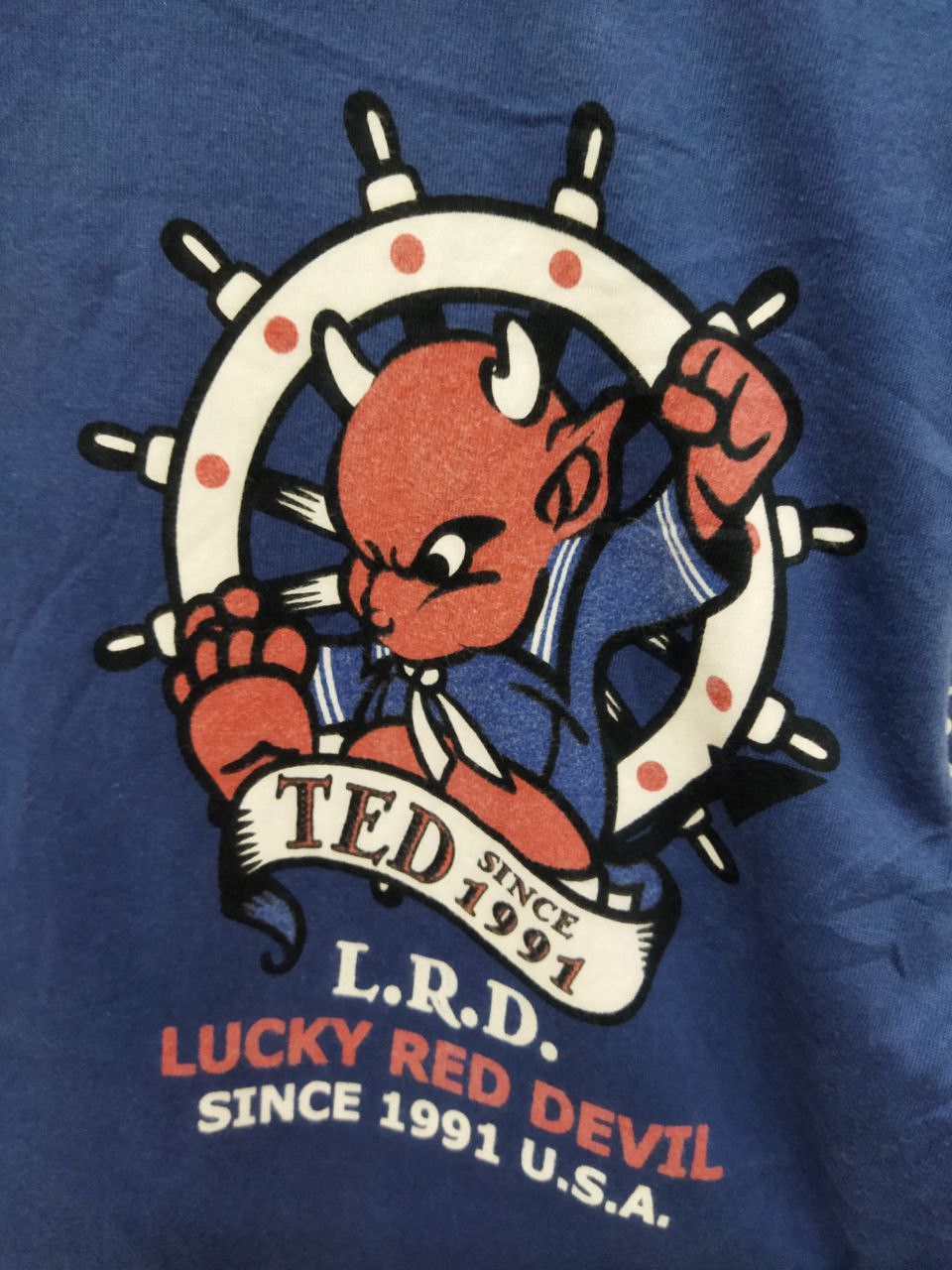 Tedman TEDMAN U.S.M.C Sailor Teddy Tshirt Size US XL / EU 56 / 4 - 10 Thumbnail