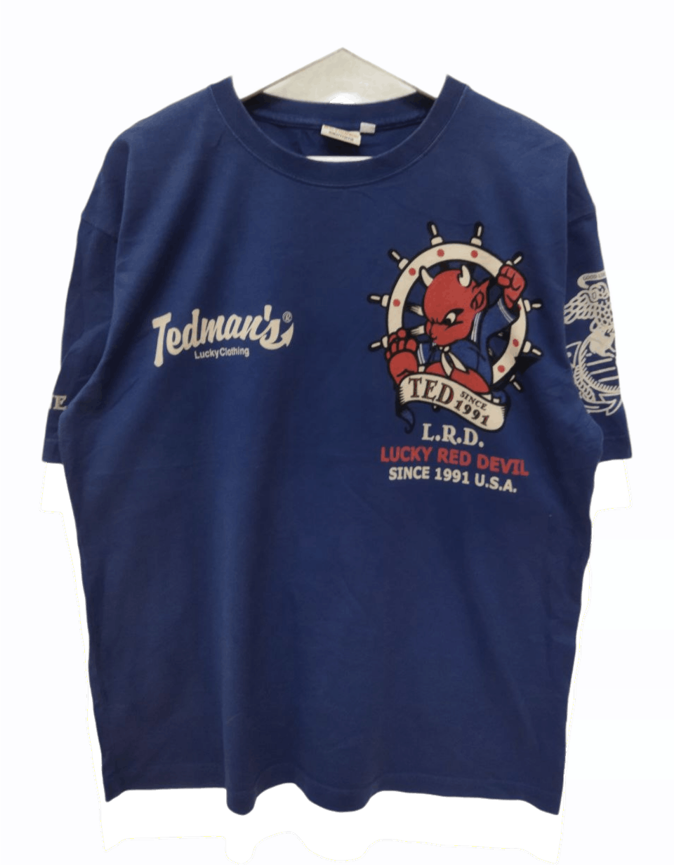 Tedman TEDMAN U.S.M.C Sailor Teddy Tshirt Size US XL / EU 56 / 4 - 1 Thumbnail