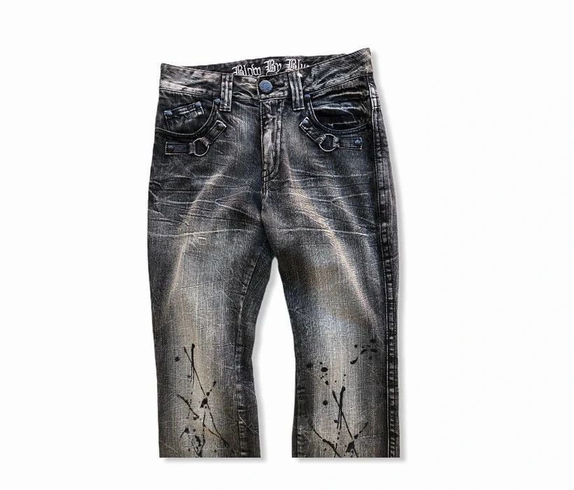Japanese Brand Japanese Brand Blow By Blue Painted Splash Denim Pant Size US 29 - 3 Thumbnail