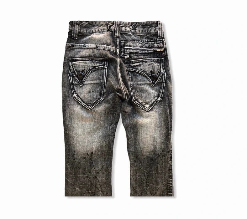 Japanese Brand Japanese Brand Blow By Blue Painted Splash Denim Pant Size US 29 - 7 Thumbnail