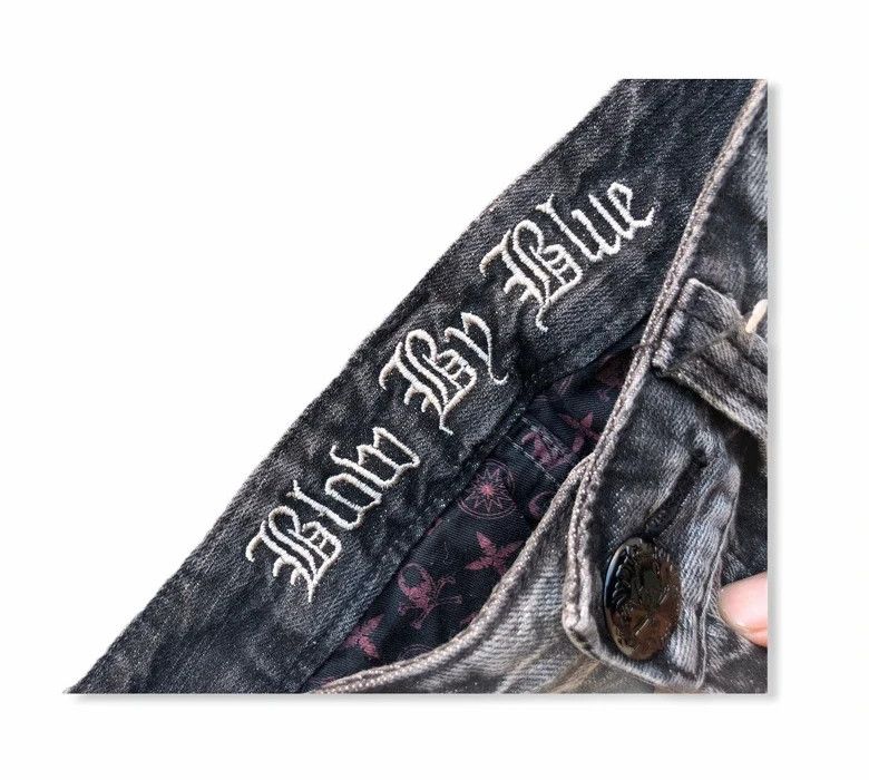 Japanese Brand Japanese Brand Blow By Blue Painted Splash Denim Pant Size US 29 - 6 Thumbnail